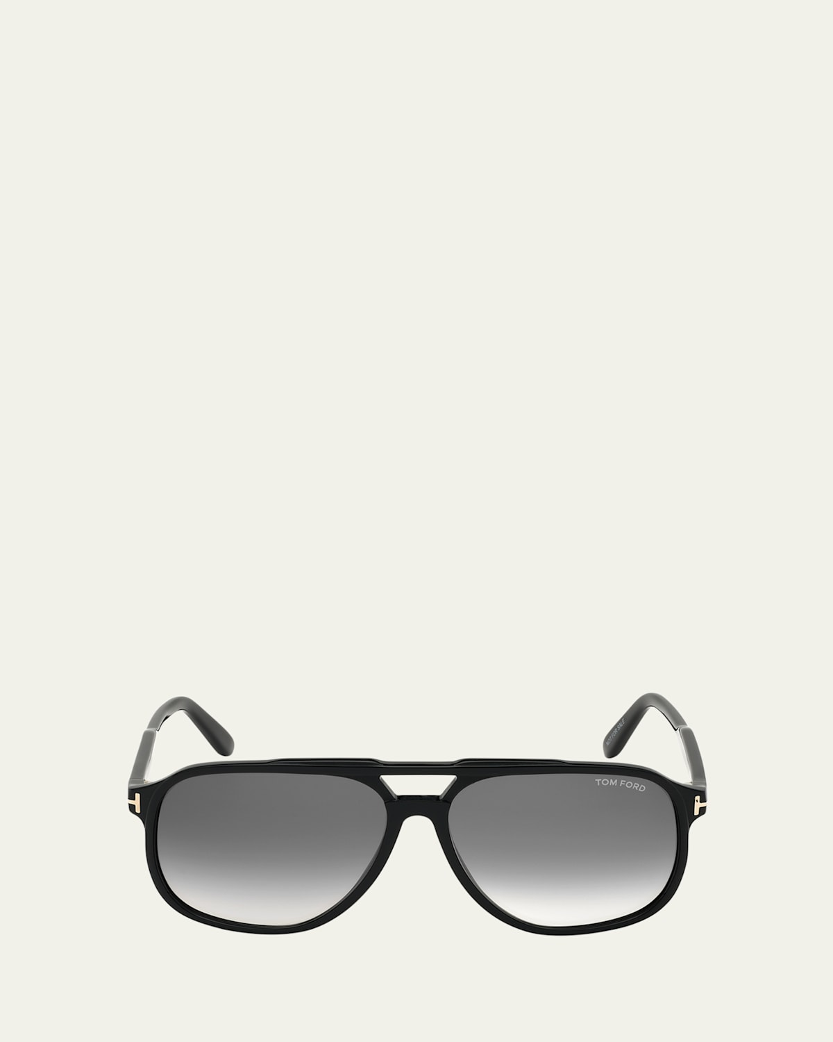 Tom Ford Men's Raoul Gradient Aviator Sunglasses In Black