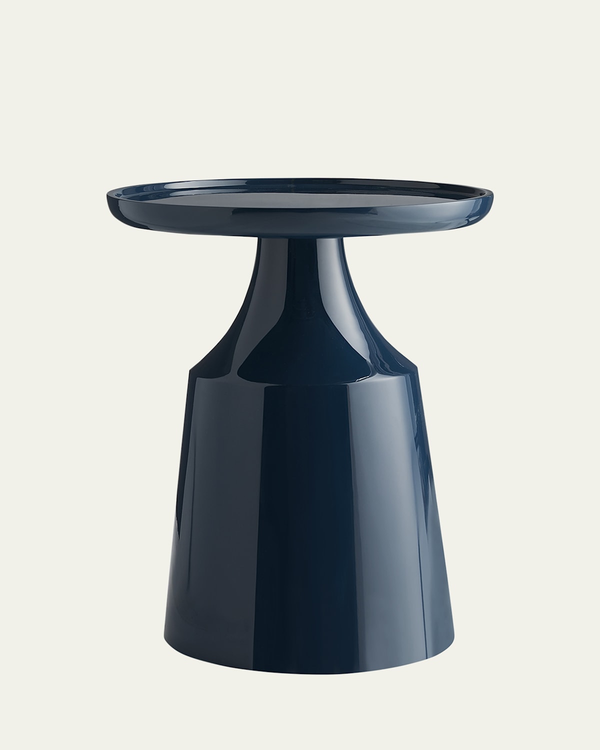 Arteriors Turnin Side Table In Navy