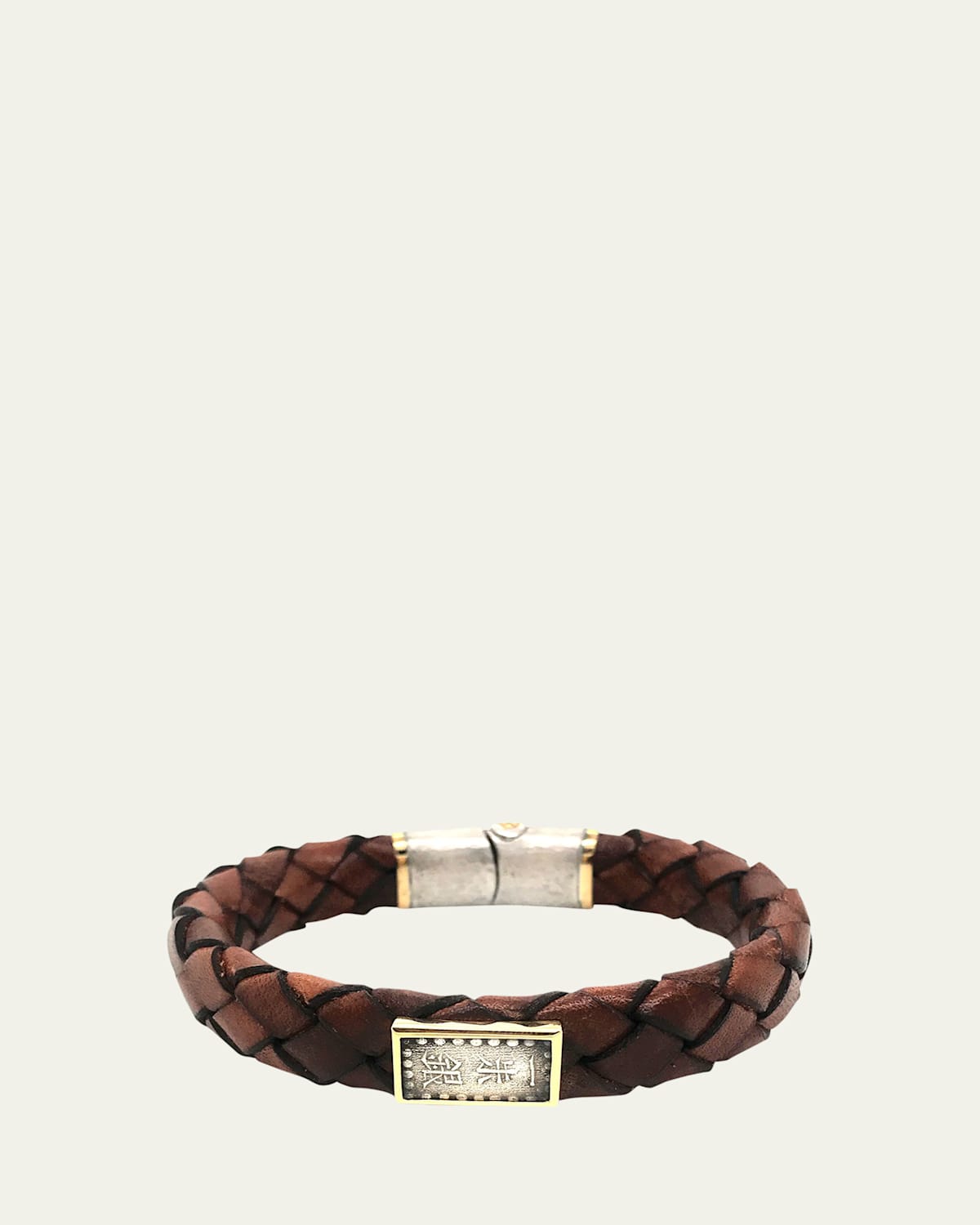 Men's Ancient Coin Leather Bracelet