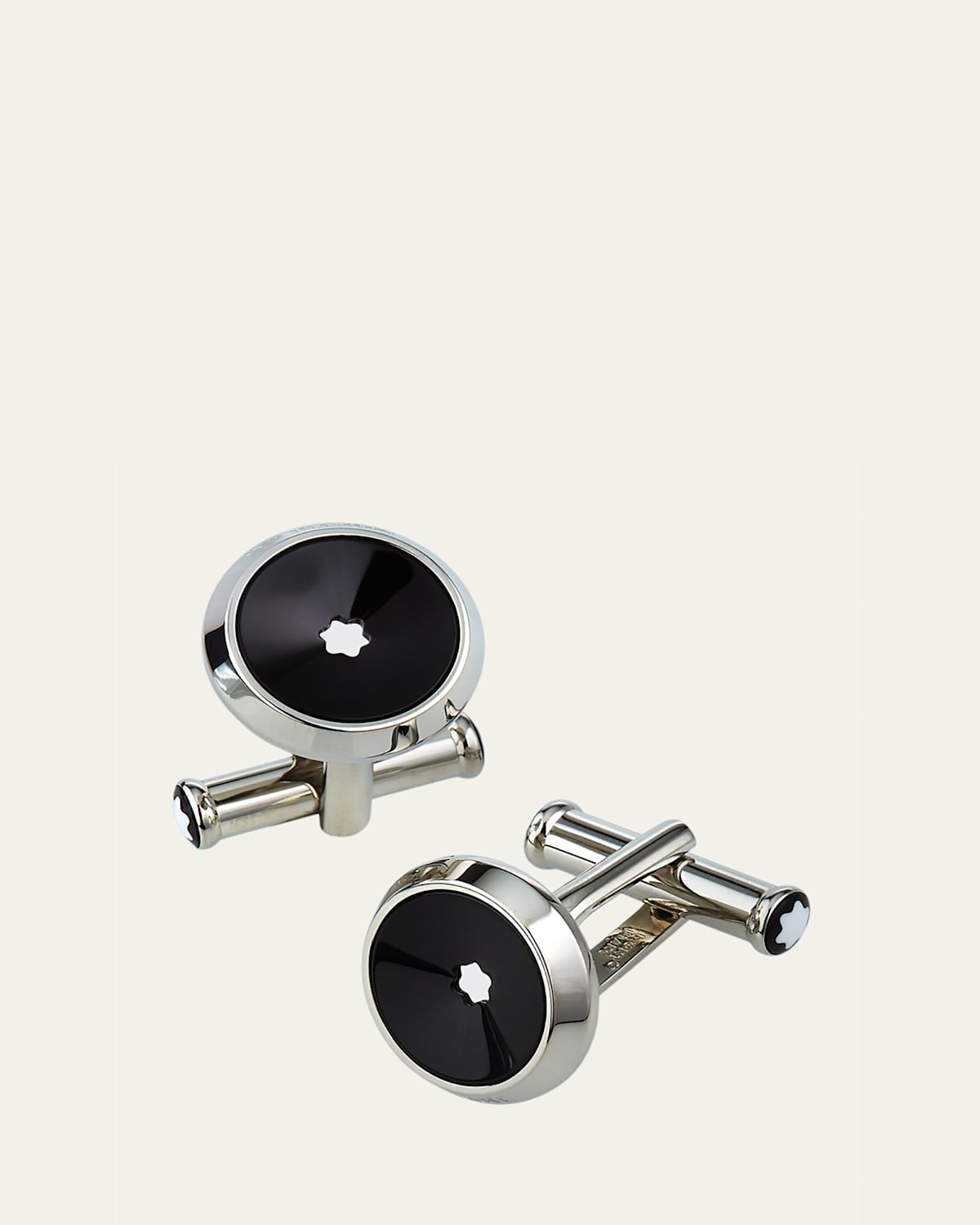 Montblanc Men's Steel %26 Precious Resin Star Cufflinks | Thumbnail 3 Montblanc Men's Steel %26 Precious Resin Star Cufflinks | Thumbnail 3