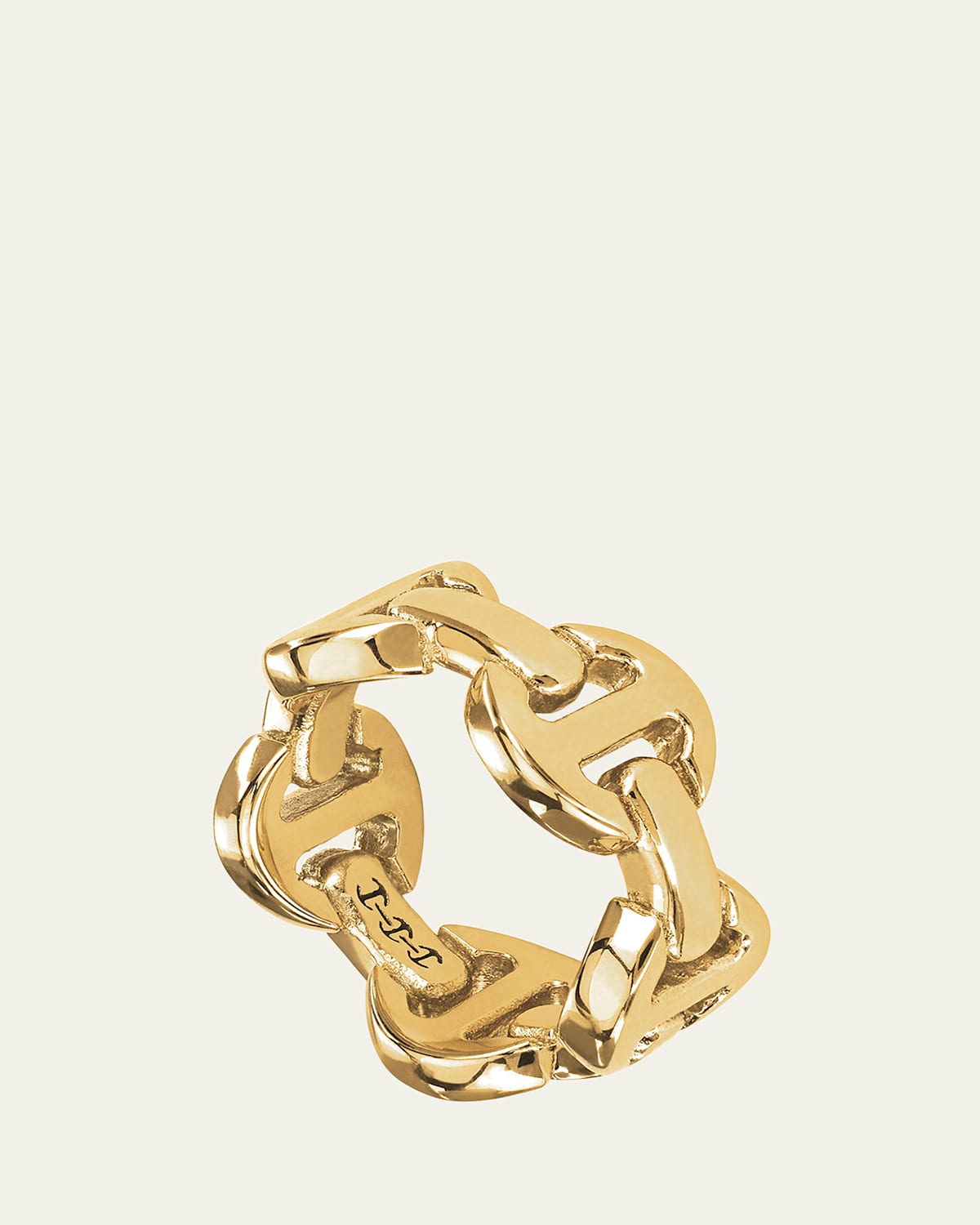 Dame Classic Tri Link 18k Yellow Gold