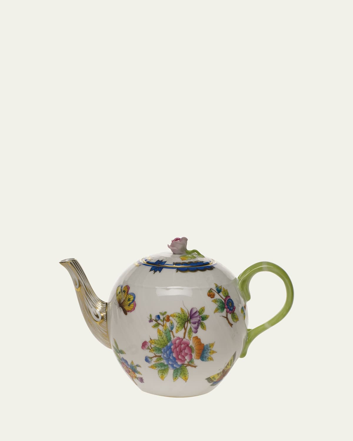 Herend Queen Victoria Blue Teapot