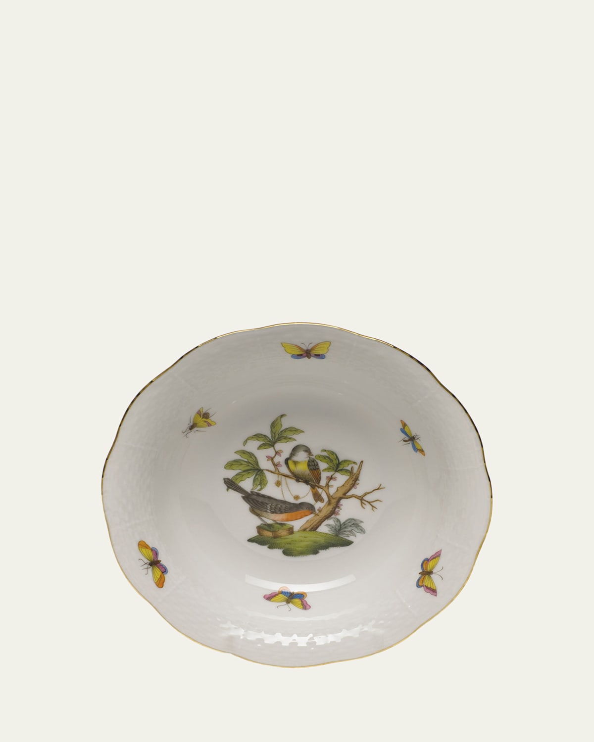 Herend Rothschild Bird Oatmeal Bowl