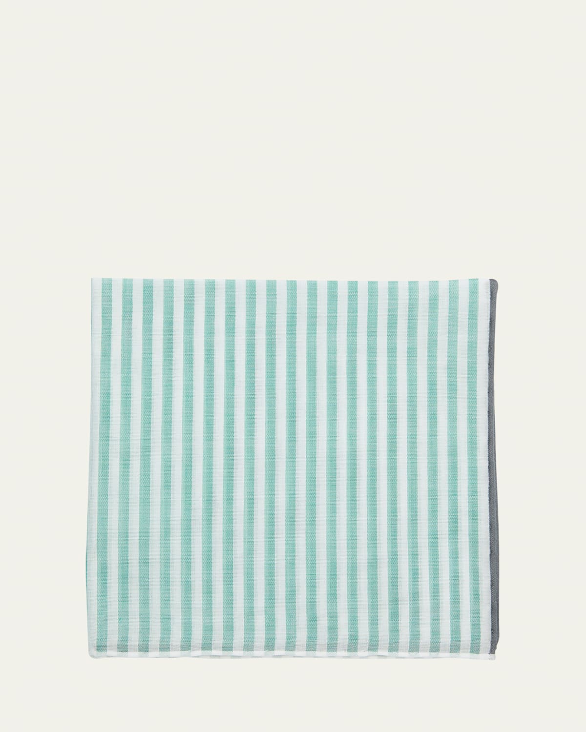 Simonnot Godard Men's Buren Cotton Stripe Pocket Square | Thumbnail 4 Simonnot Godard Men's Buren Cotton Stripe Pocket Square | Thumbnail 4