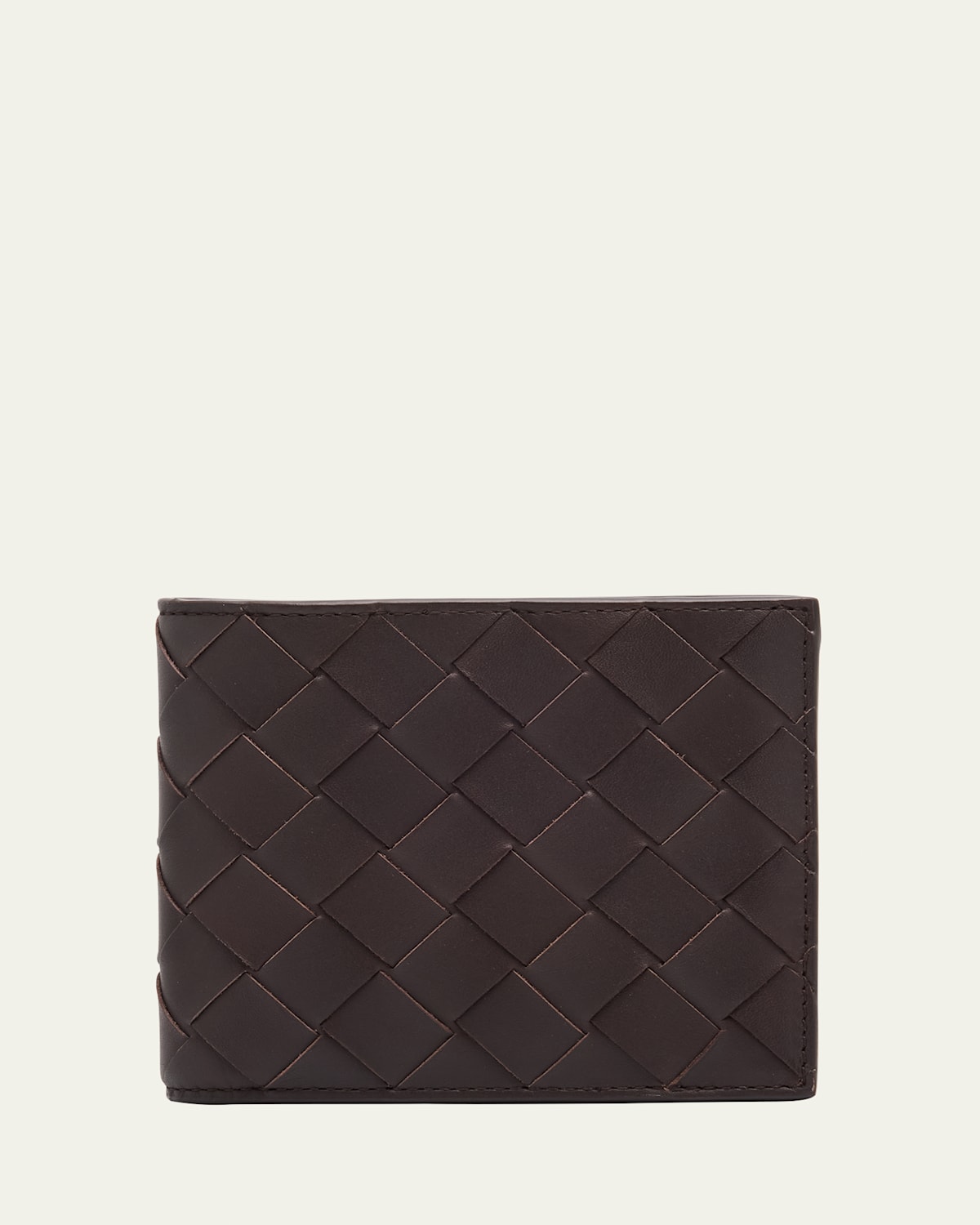 Men's Intrecciato Leather Bifold Wallet