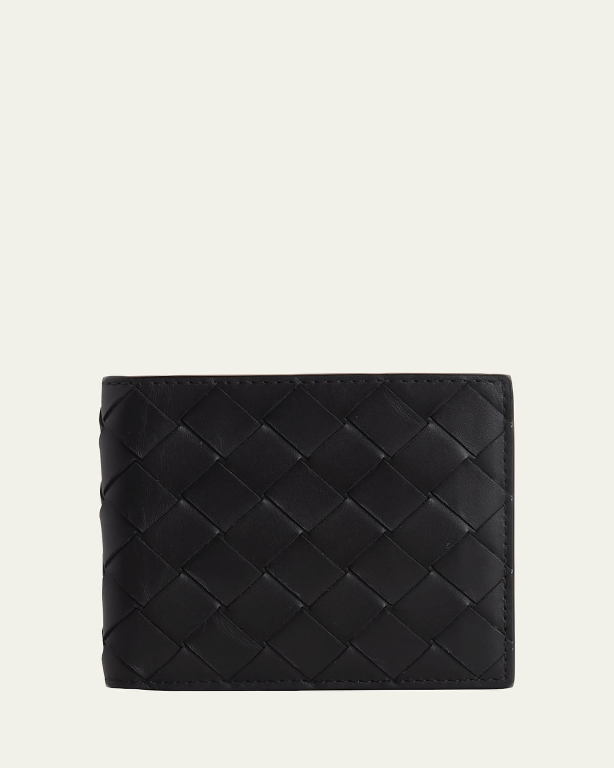 Men's Intrecciato Leather Bifold Wallet