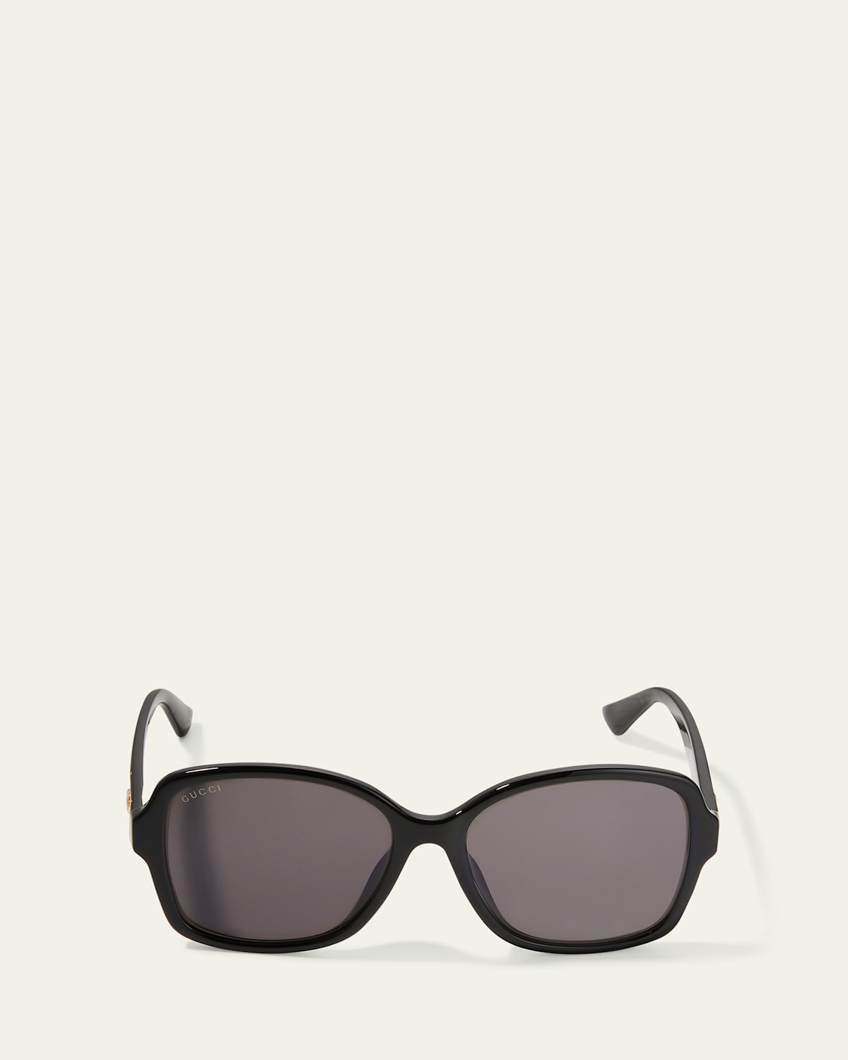 Gucci 57mm Rectangular Sunglasses In Black