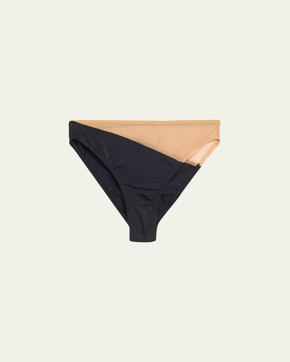 Norma Kamali Snake Mesh High-Waist Bikini Bottom | Thumbnail 4
