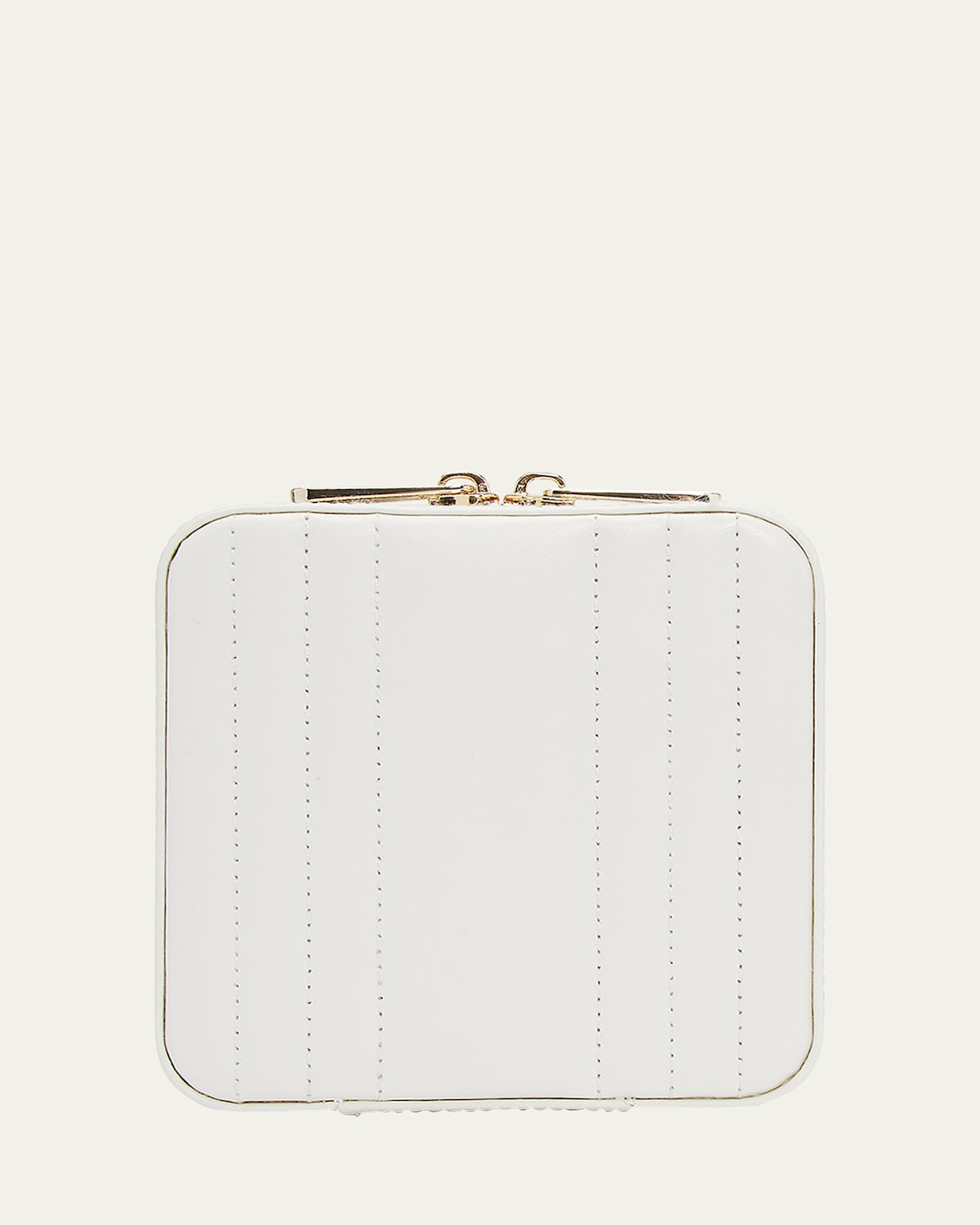 WOLF Maria Square Quilted Zip Jewelry Case | Thumbnail 3