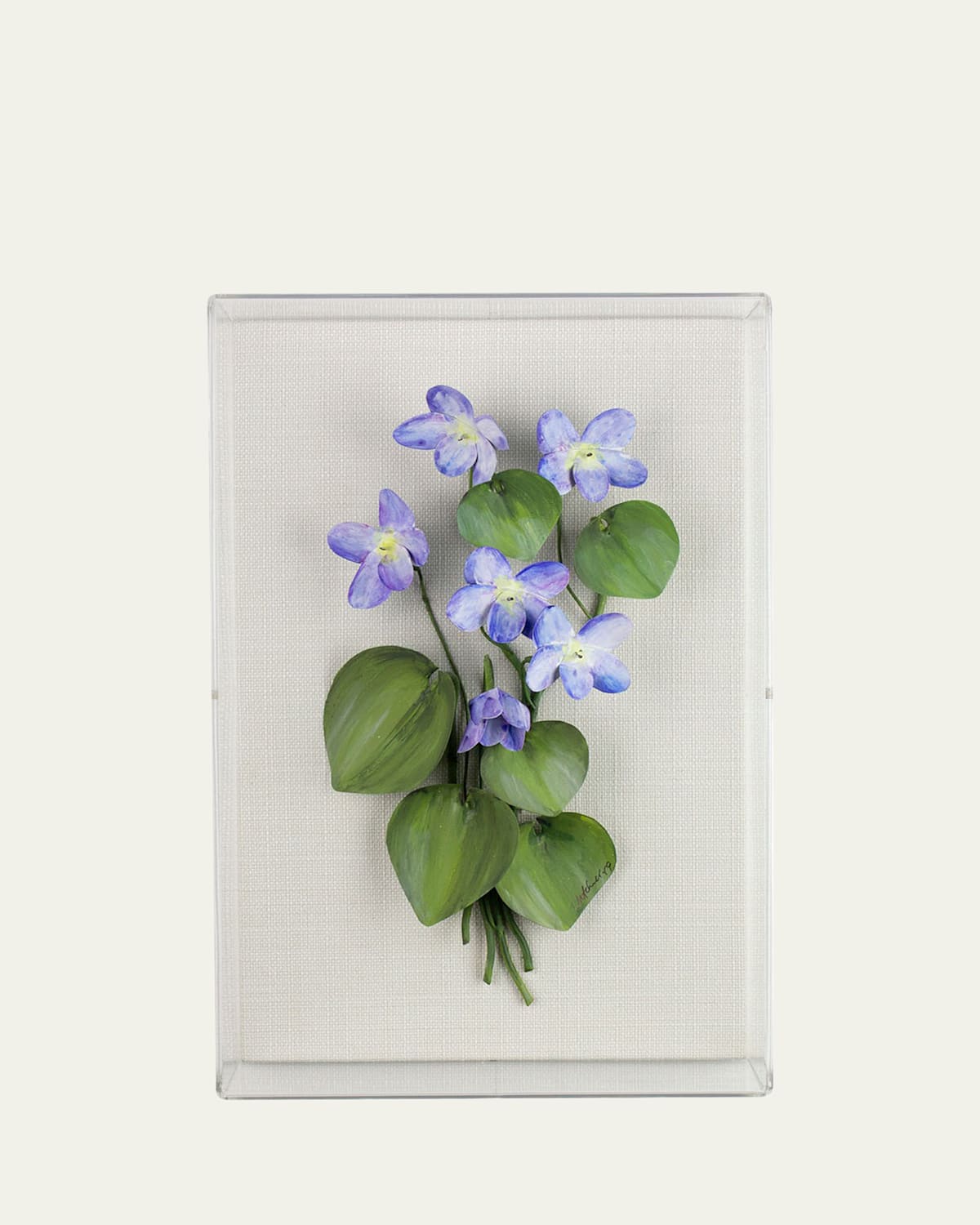 Tommy Mitchell Violet February Birth Flower Wall Art In Violet
