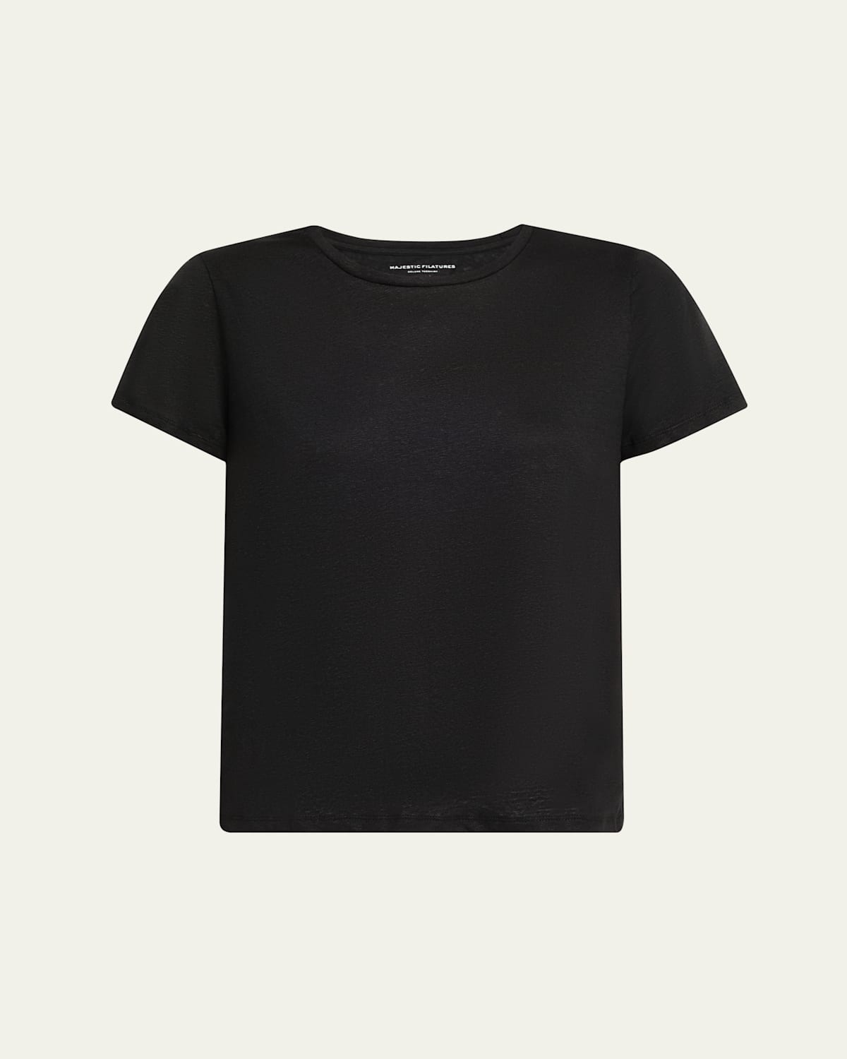 MAJESTIC SHORT-SLEEVE SEMI-RELAXED CREWNECK T-SHIRT 