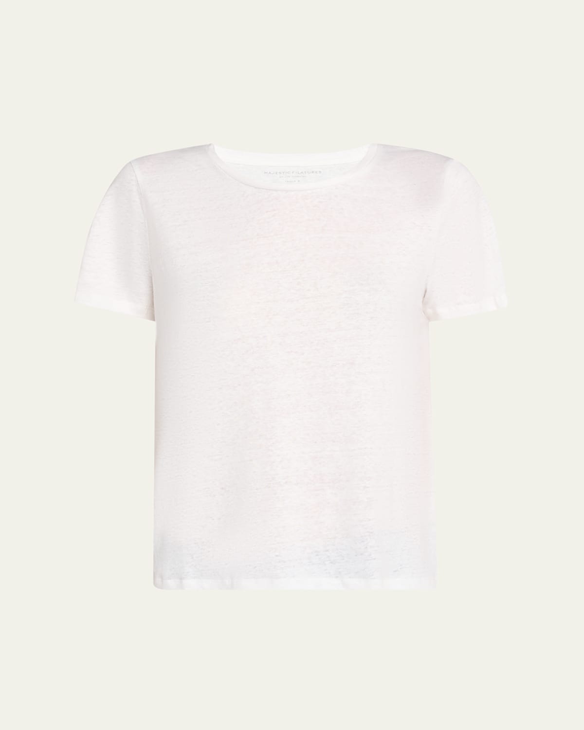 MAJESTIC SHORT-SLEEVE SEMI-RELAXED CREWNECK T-SHIRT 