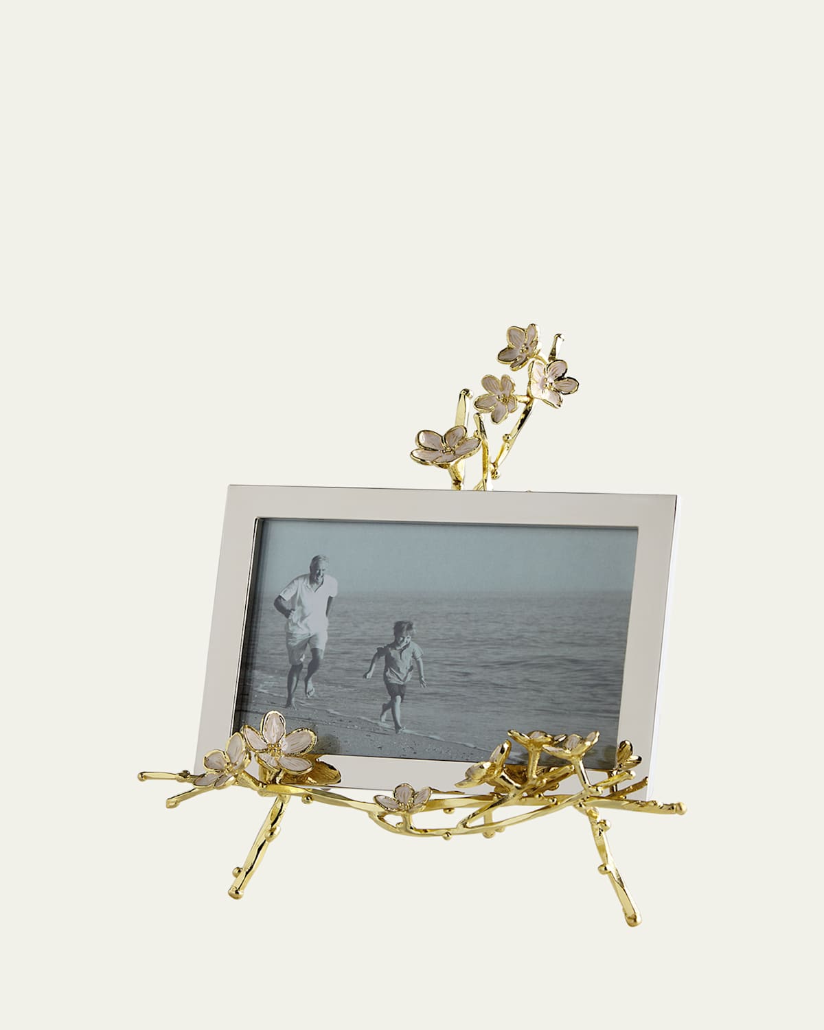 Michael Aram Cherry Blossom Photo Frame & Easel 2-piece Set In Gold