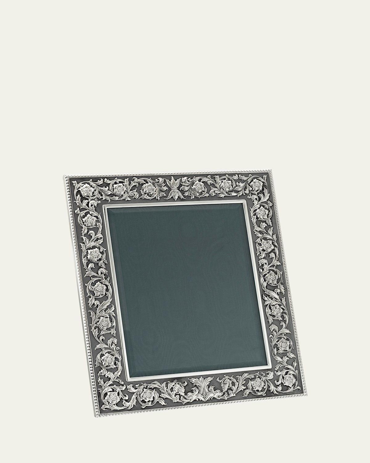 Buccellati Medicea Sterling Silver Frame, 4" X 6" In Green