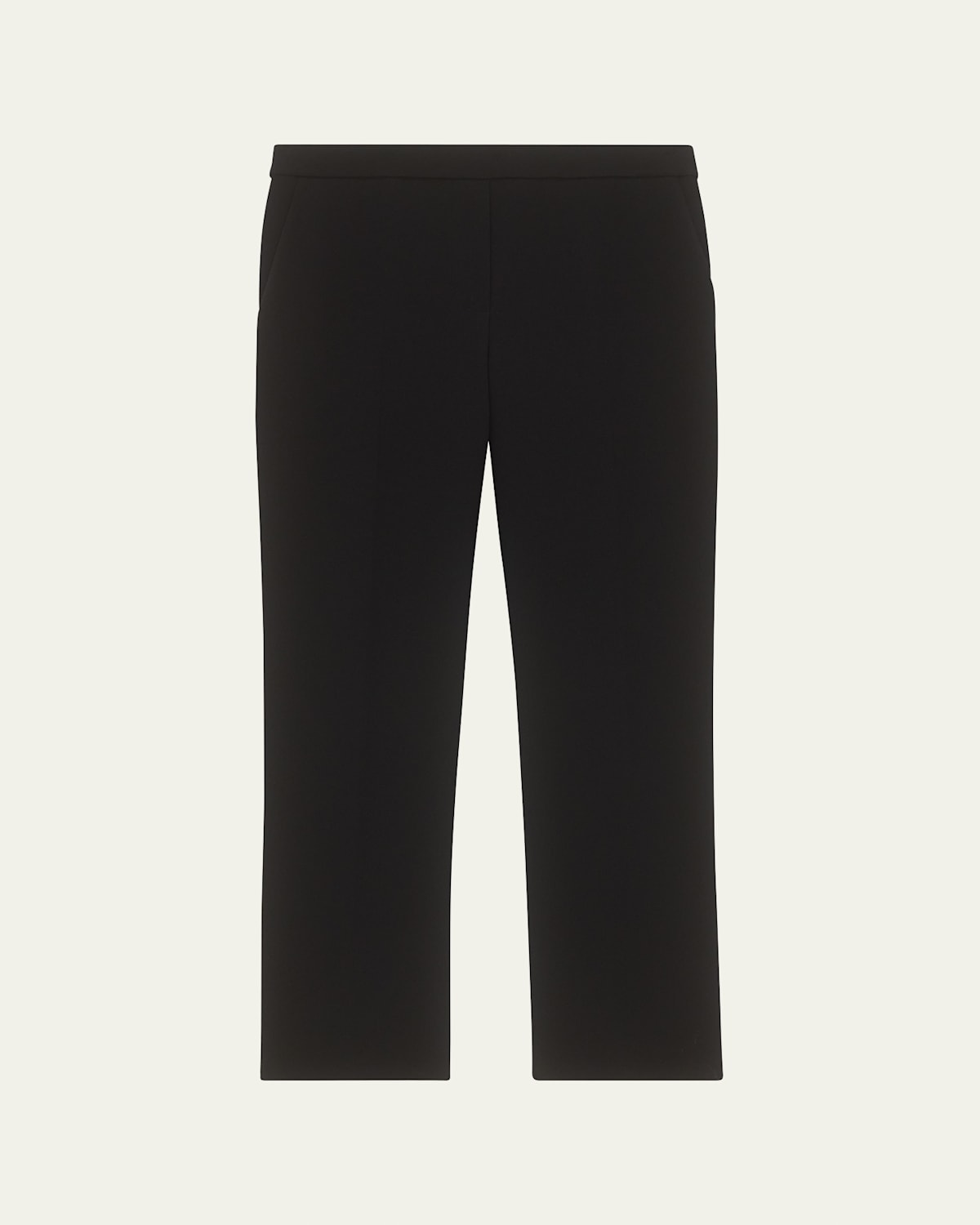 Theory Treeca Cropped Pull-on Pants In Pearl Blue