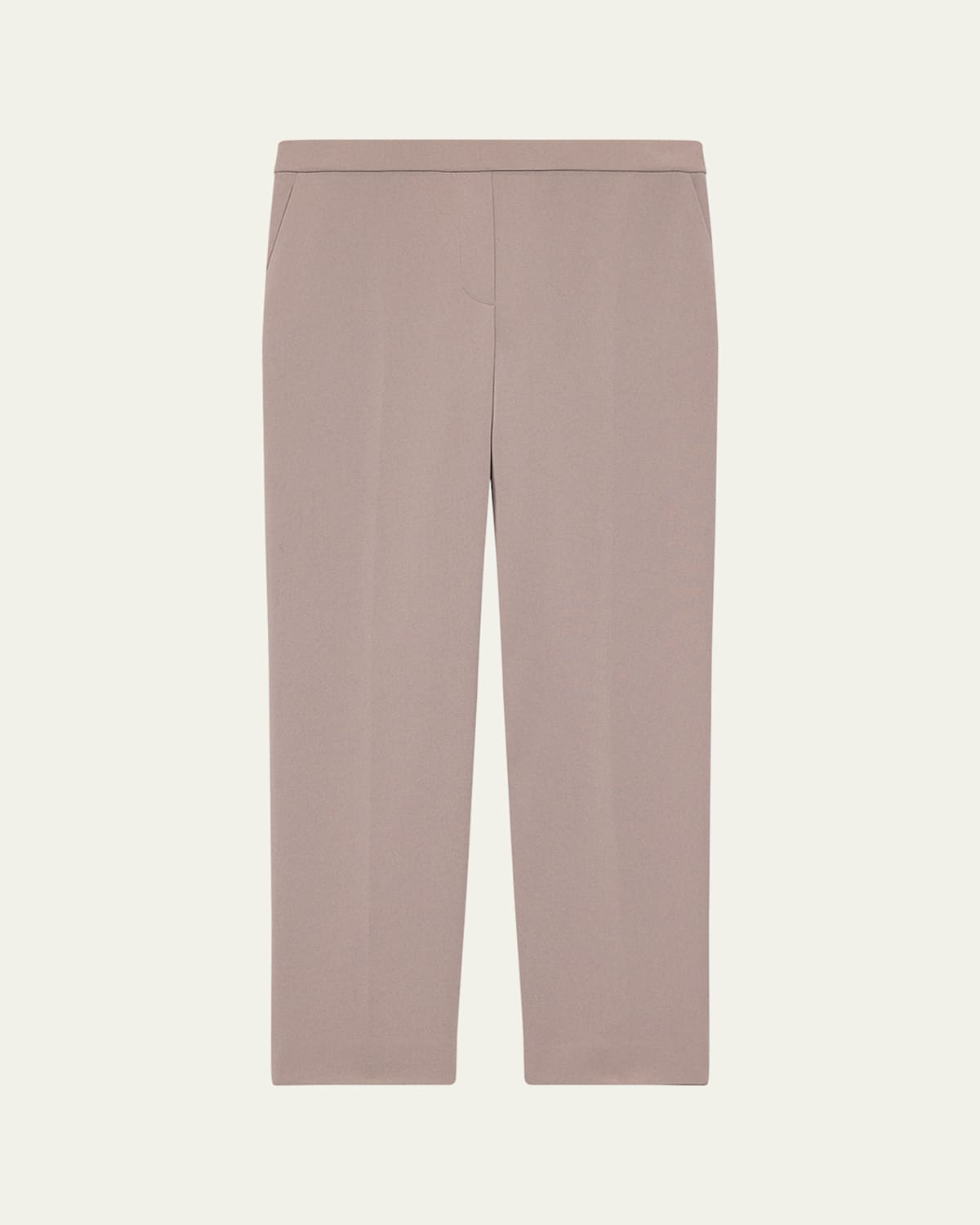 THEORY TREECA CROPPED PULL-ON PANTS 