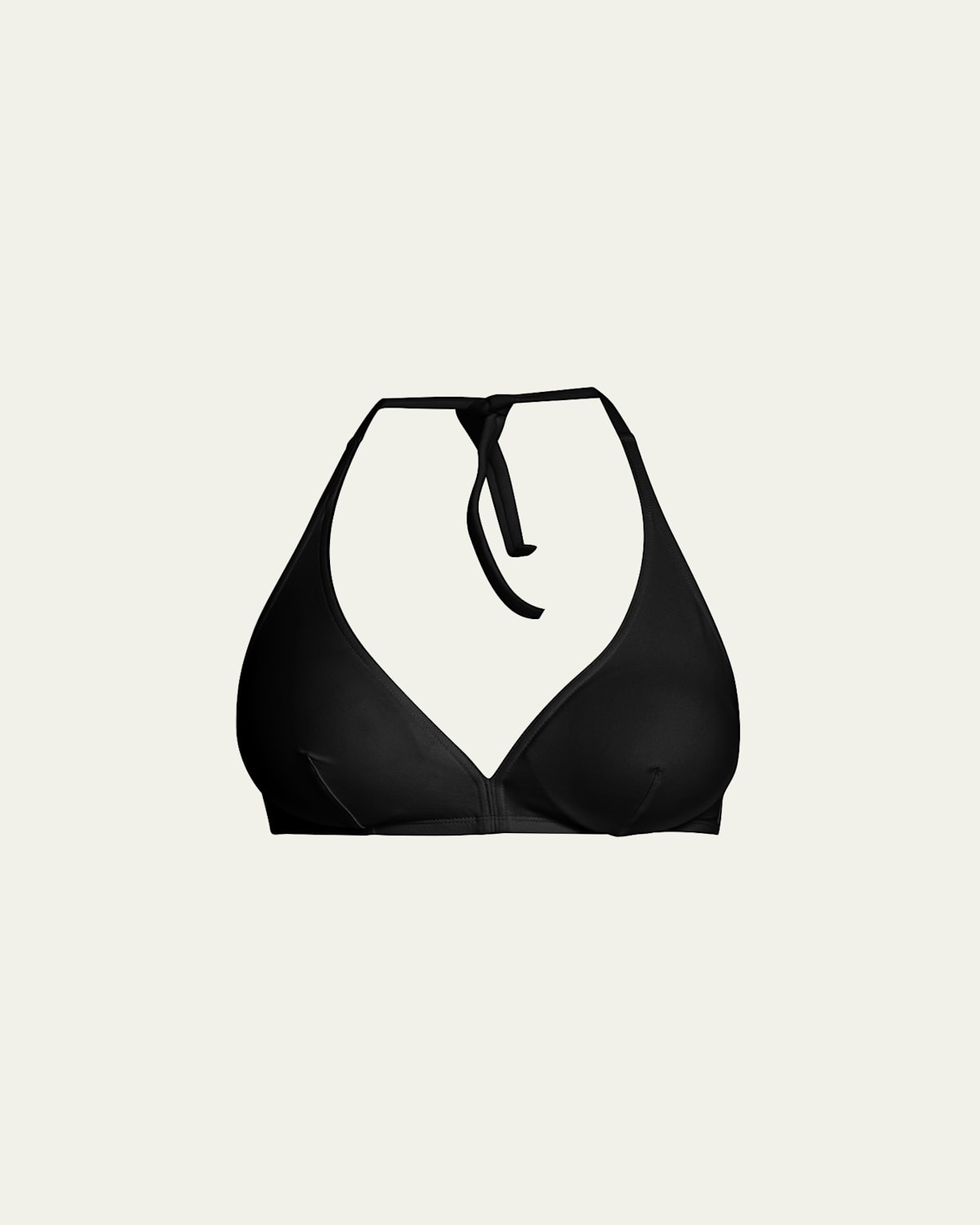 Eres Gang Full Halter Bikini Top In Black