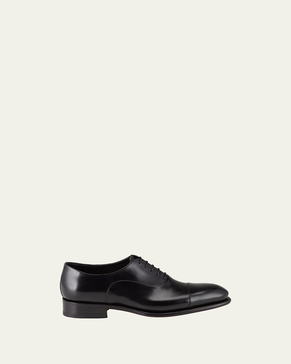 Men's Isaac Cap-Toe Leather Oxford Shoes