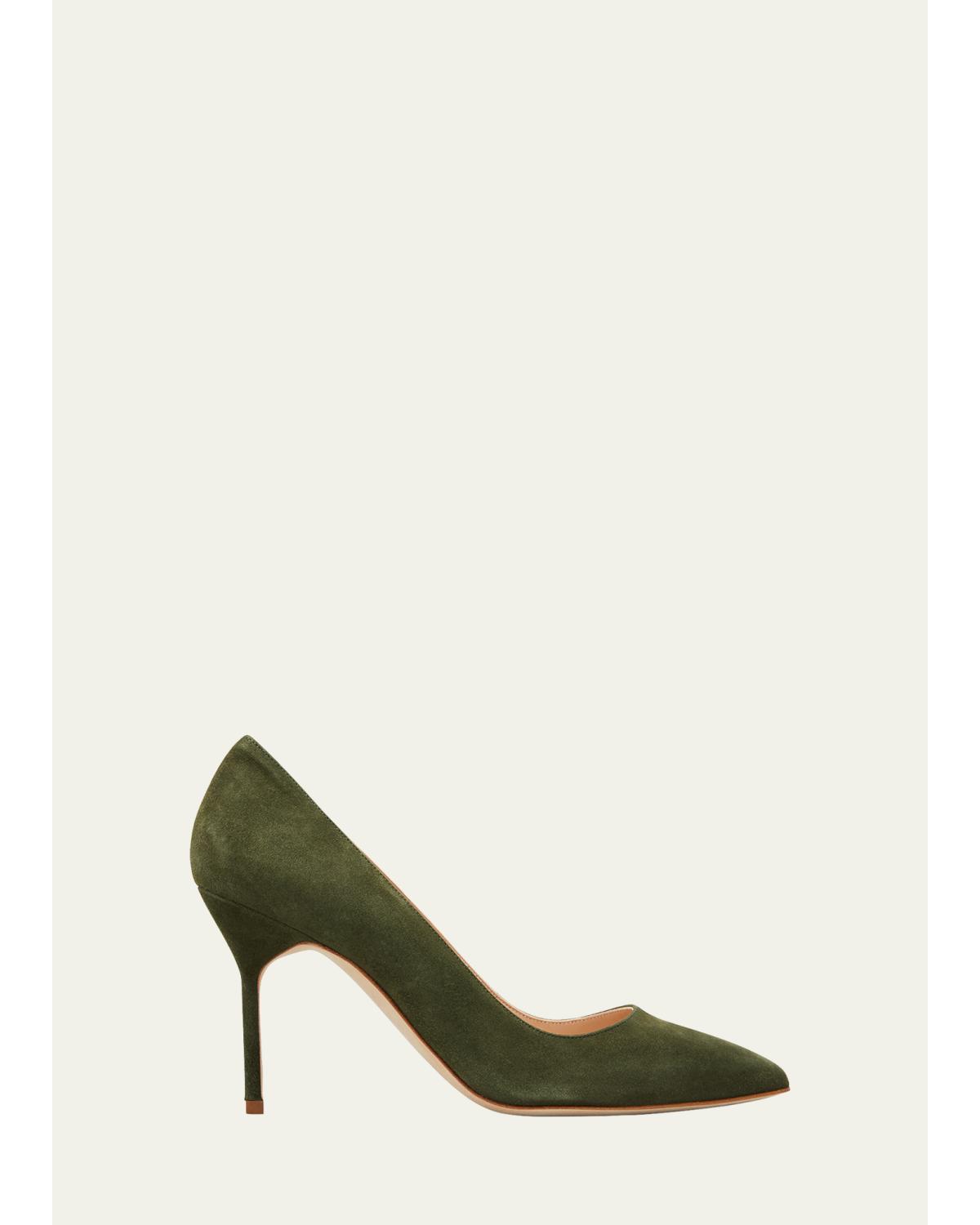 BB 90mm Suede Stiletto Pumps