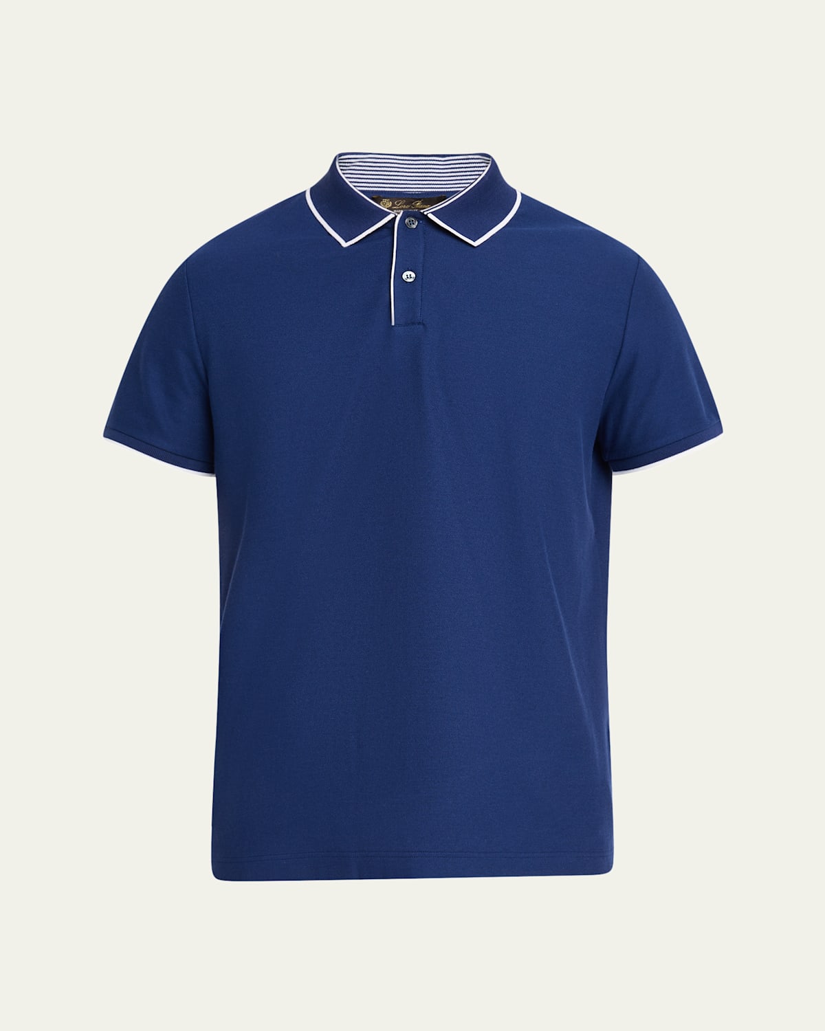 Men's Brentwood Tipped Jersey Pique Polo Shirt