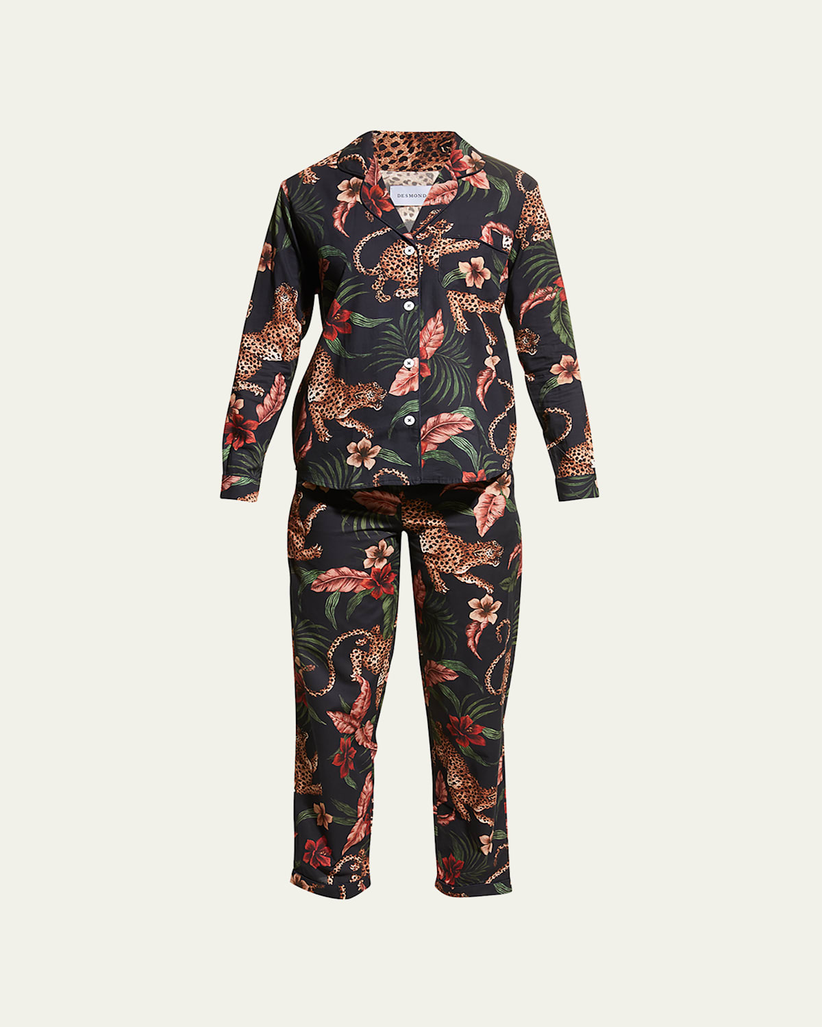 Soleia Cotton Long Pajama Set