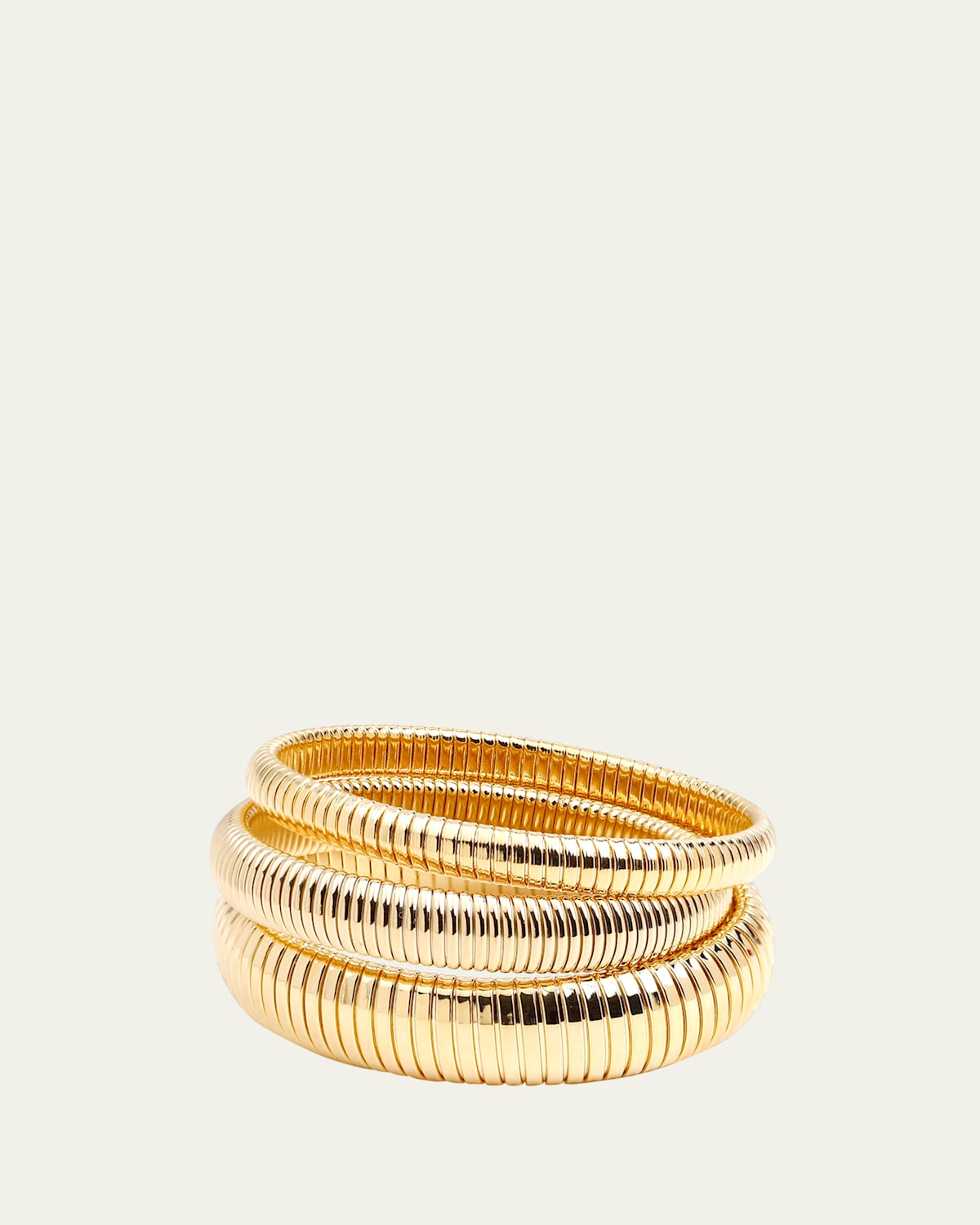 Ben-Amun Cobra Elastic Bracelets, Set of 3, Gold | Thumbnail 4 Ben-Amun Cobra Elastic Bracelets, Set of 3, Gold | Thumbnail 4