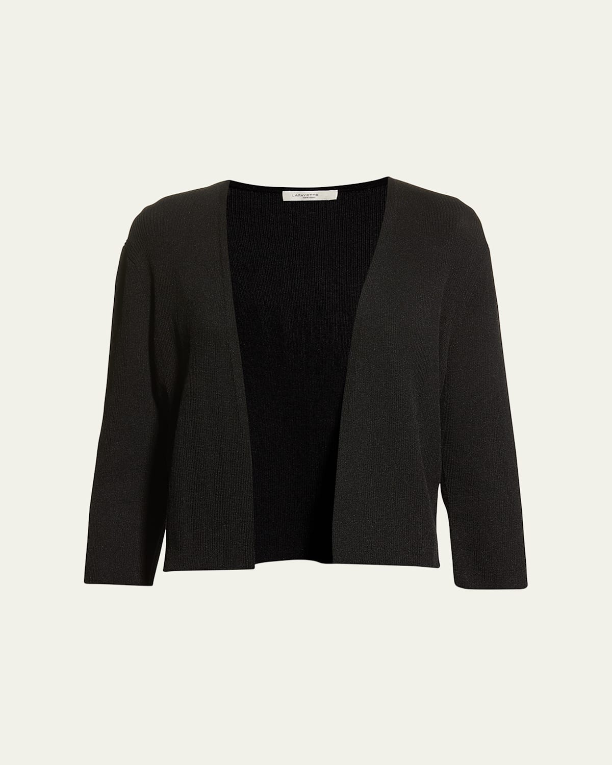LAFAYETTE 148 CROPPED OPEN-FRONT CARDIGAN 
