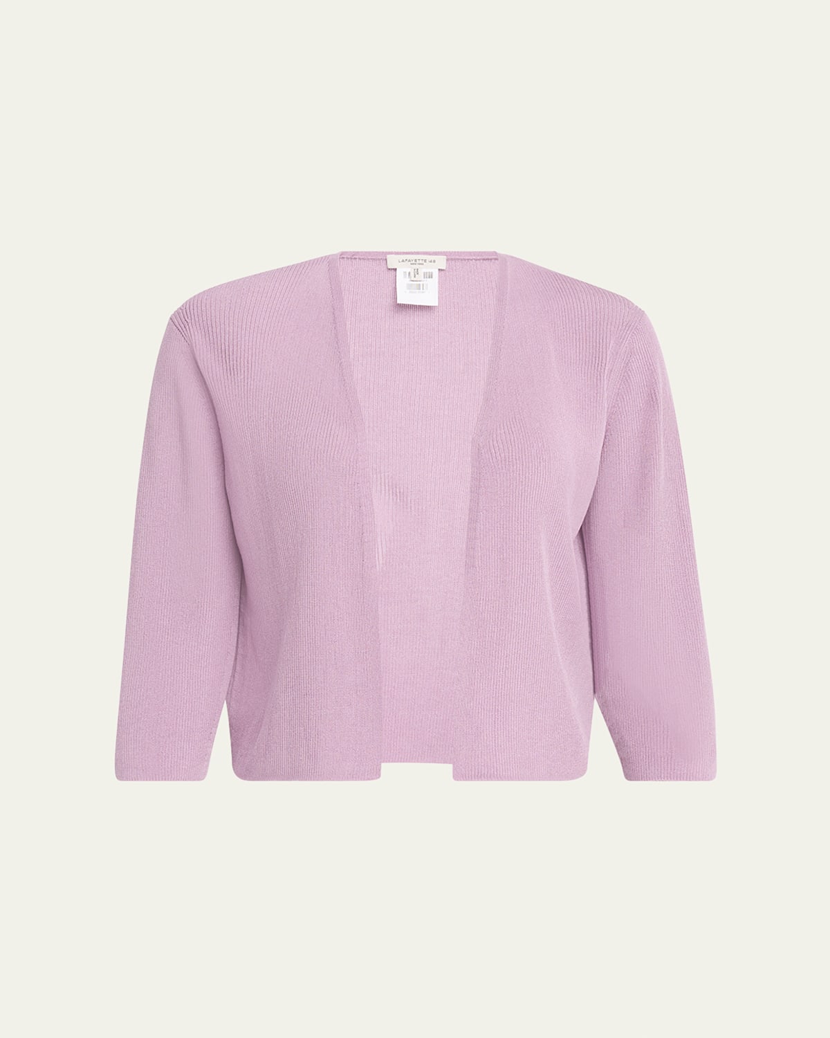 Lafayette 148 Cropped Open-front Cardigan