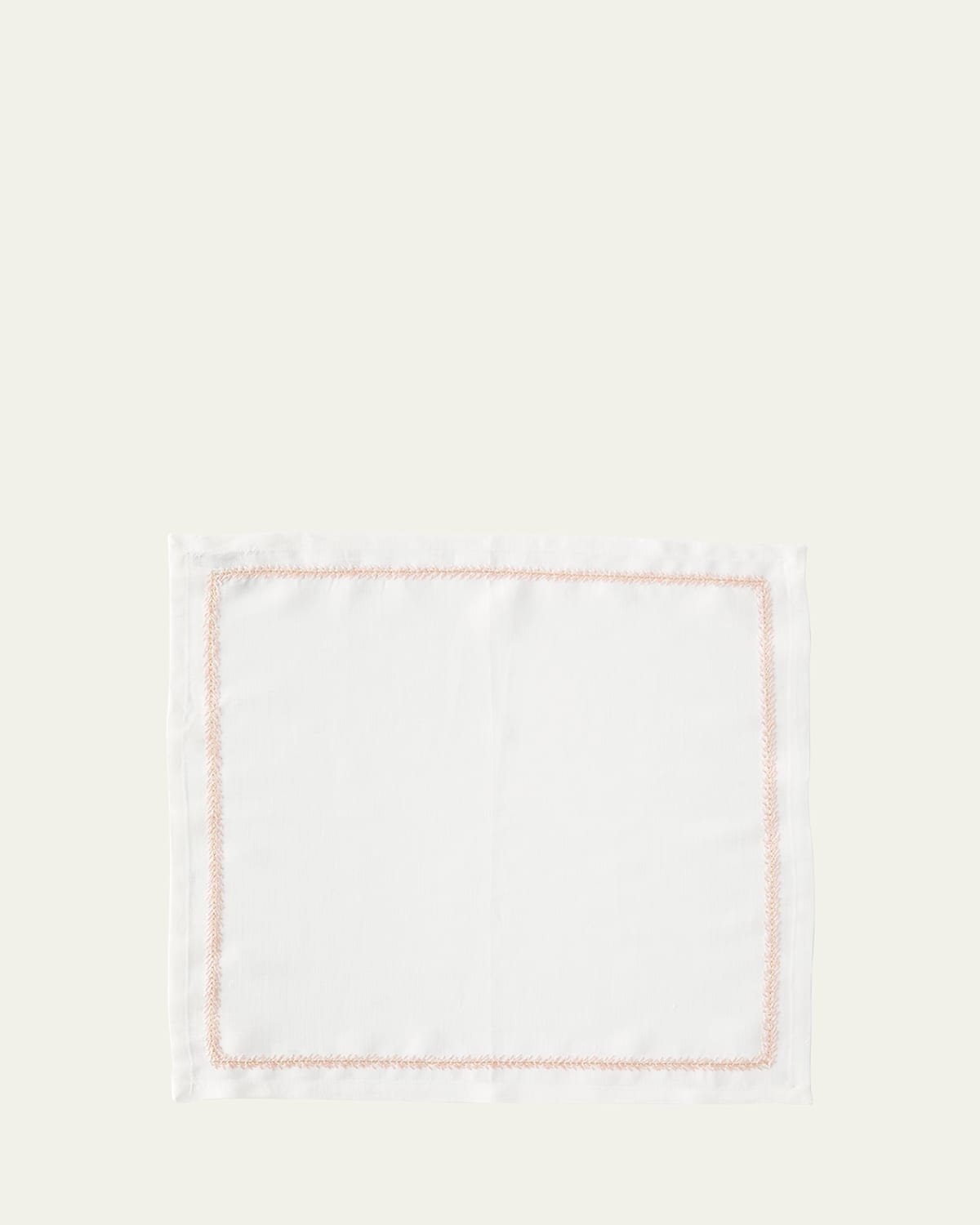 Kim Seybert Jardin Linen Napkin In White