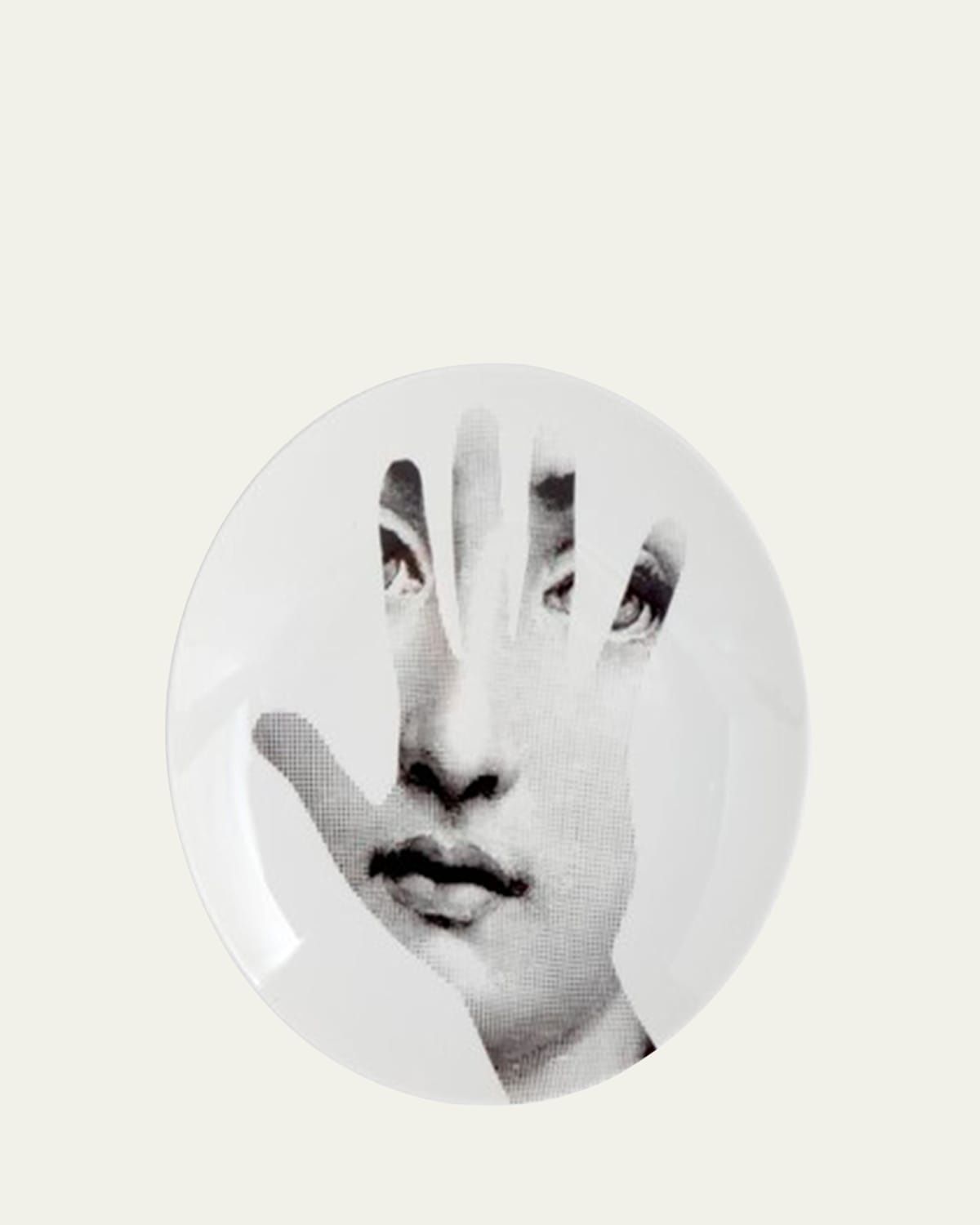 Fornasetti Tema E Variazioni n. 15 Face in Hand Wall Plate