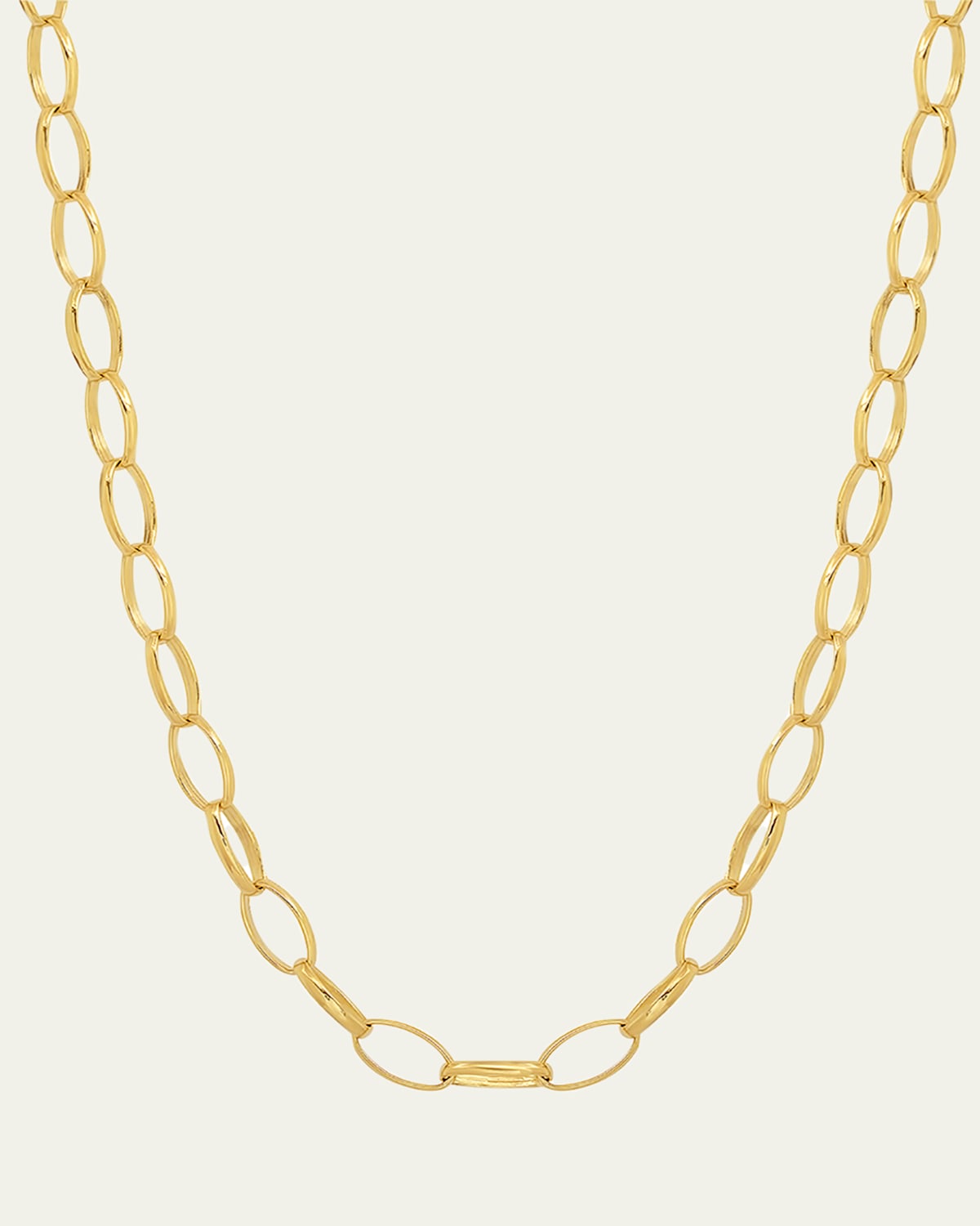 18k Small Edith Link Necklace