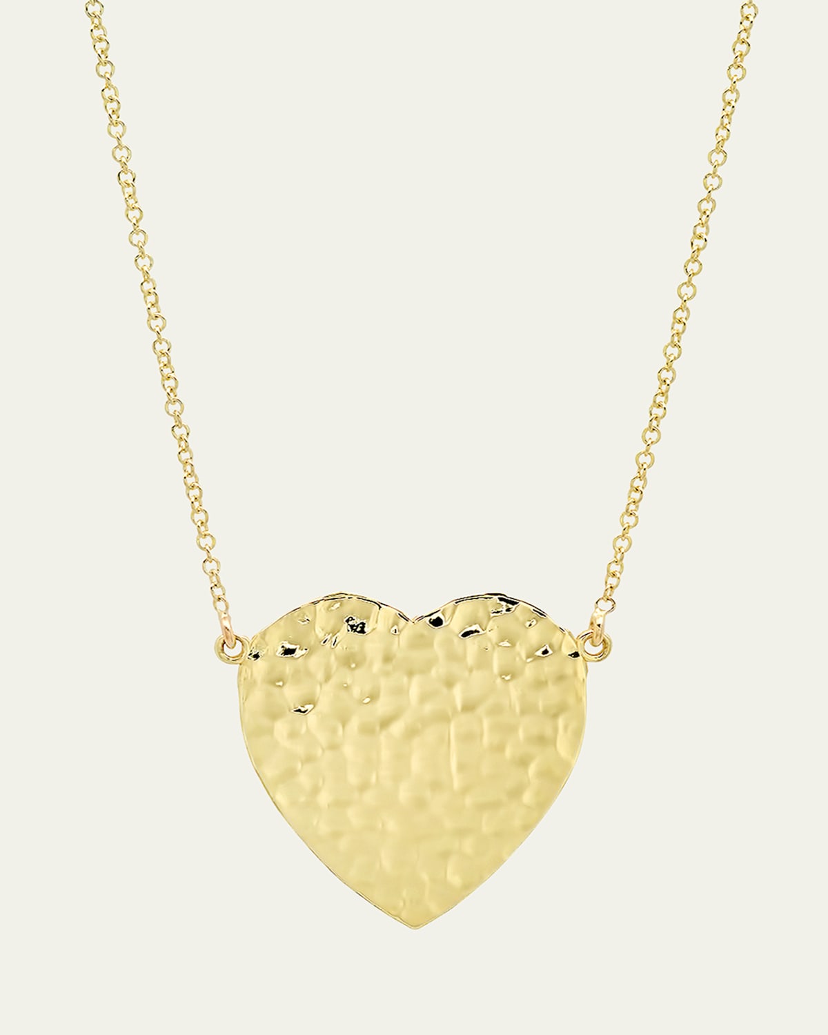 Jennifer Meyer 18k Hammered Heart Necklace | Thumbnail 3 Jennifer Meyer 18k Hammered Heart Necklace | Thumbnail 3