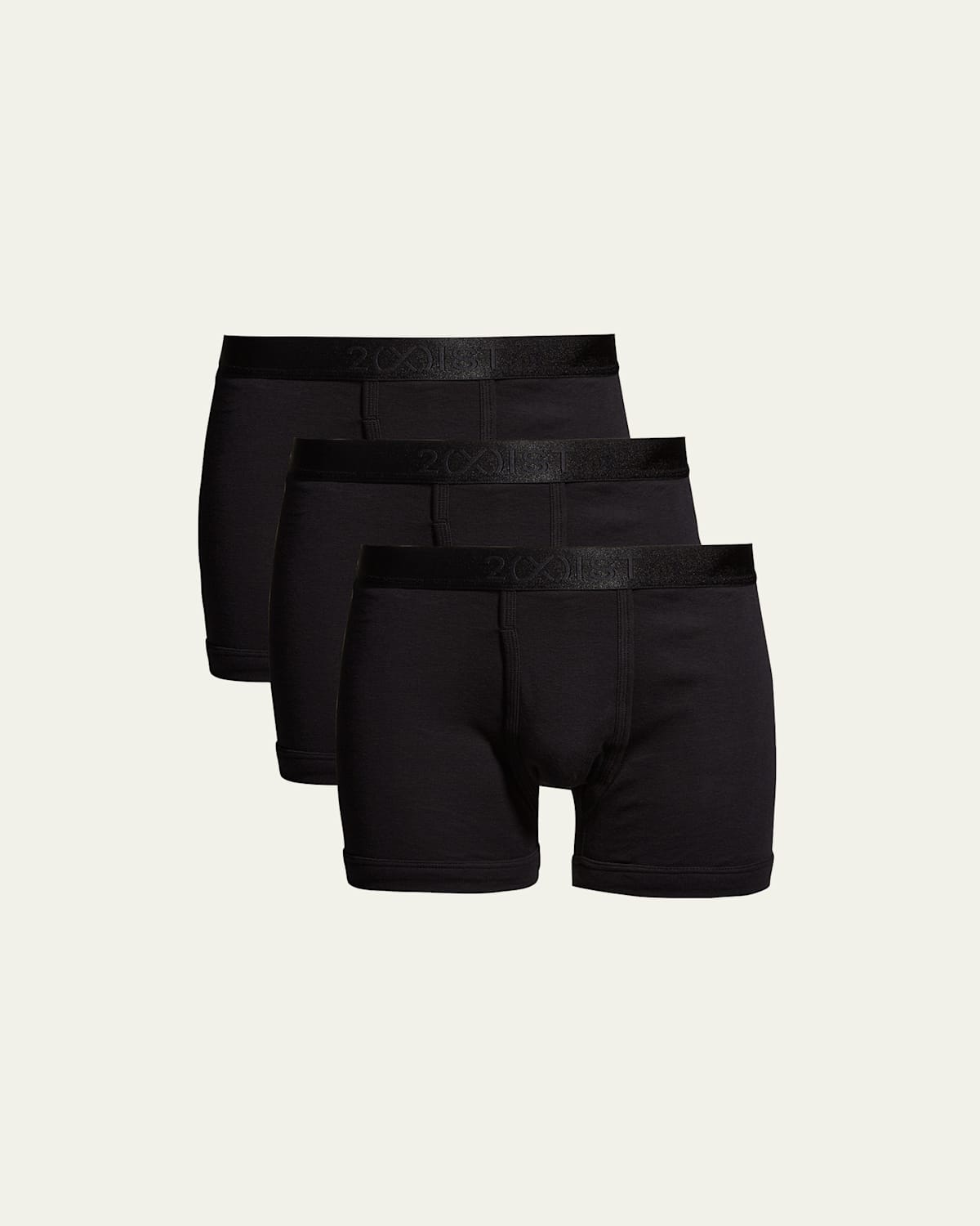 2Xist Men's 3-Pack Pima Cotton Boxer Briefs | Thumbnail 4 2Xist Men's 3-Pack Pima Cotton Boxer Briefs | Thumbnail 4