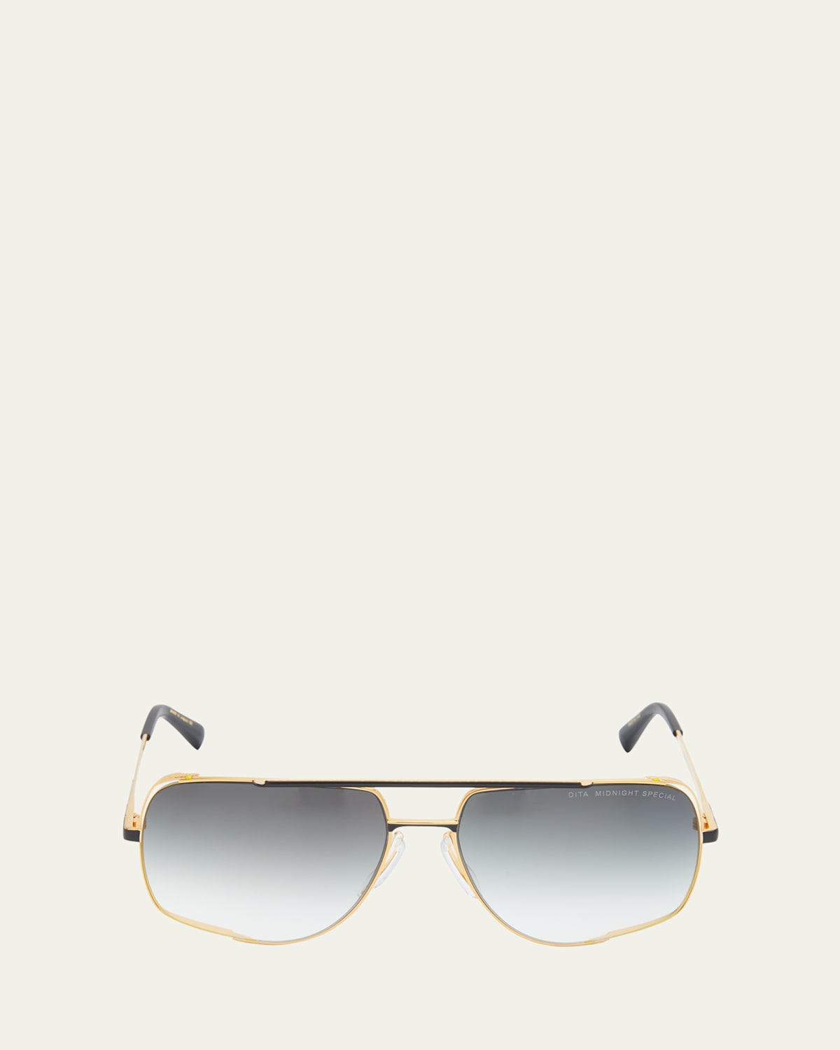 Dita Midnight Special Drx-2010-m-blk-gld-60 Aviator Sunglasses In Gold