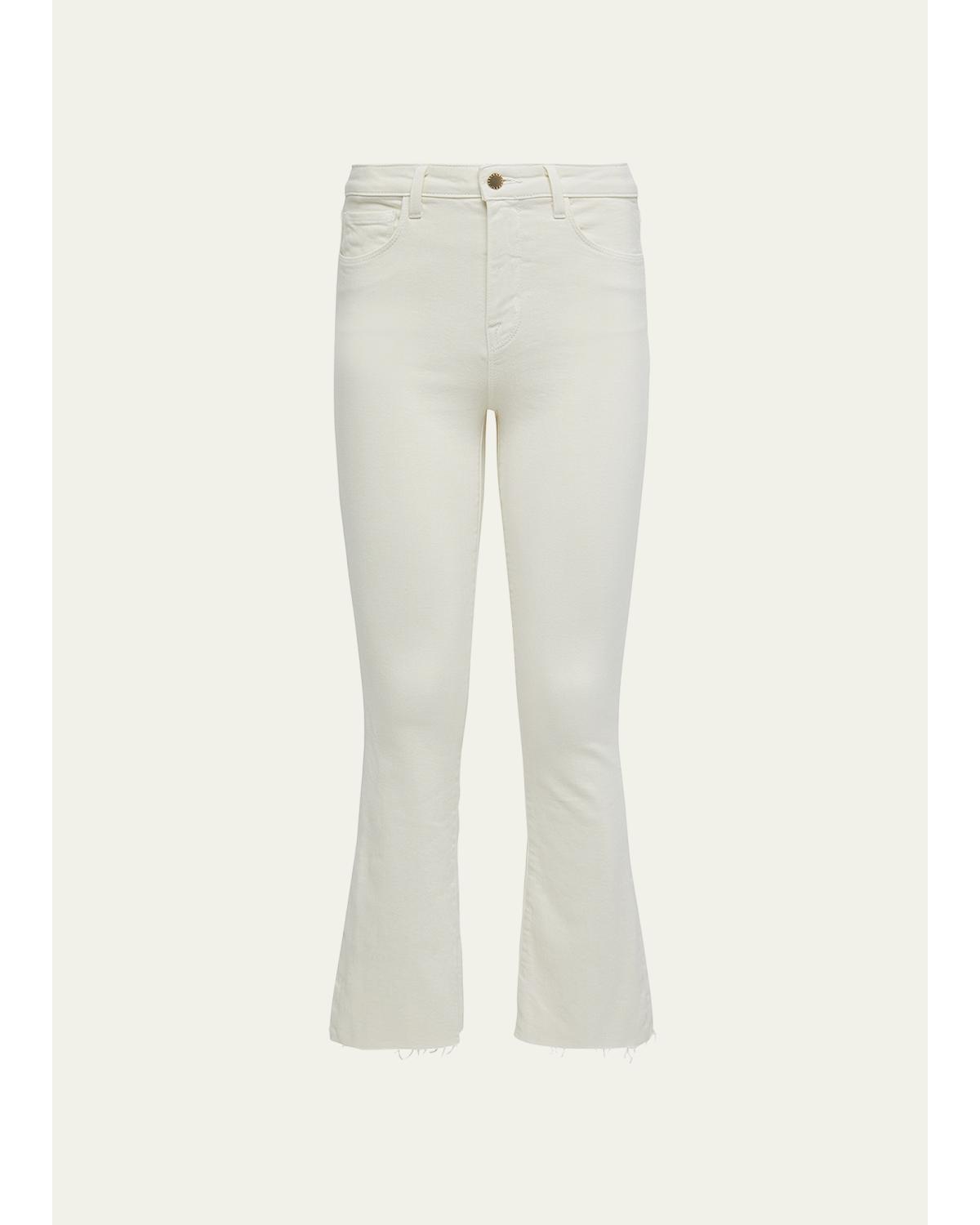 Kendra High-Rise Crop Flare Jeans