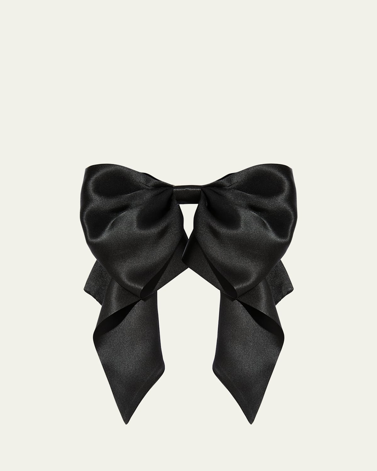 Clara Silk Charmeuse Bow Barrette