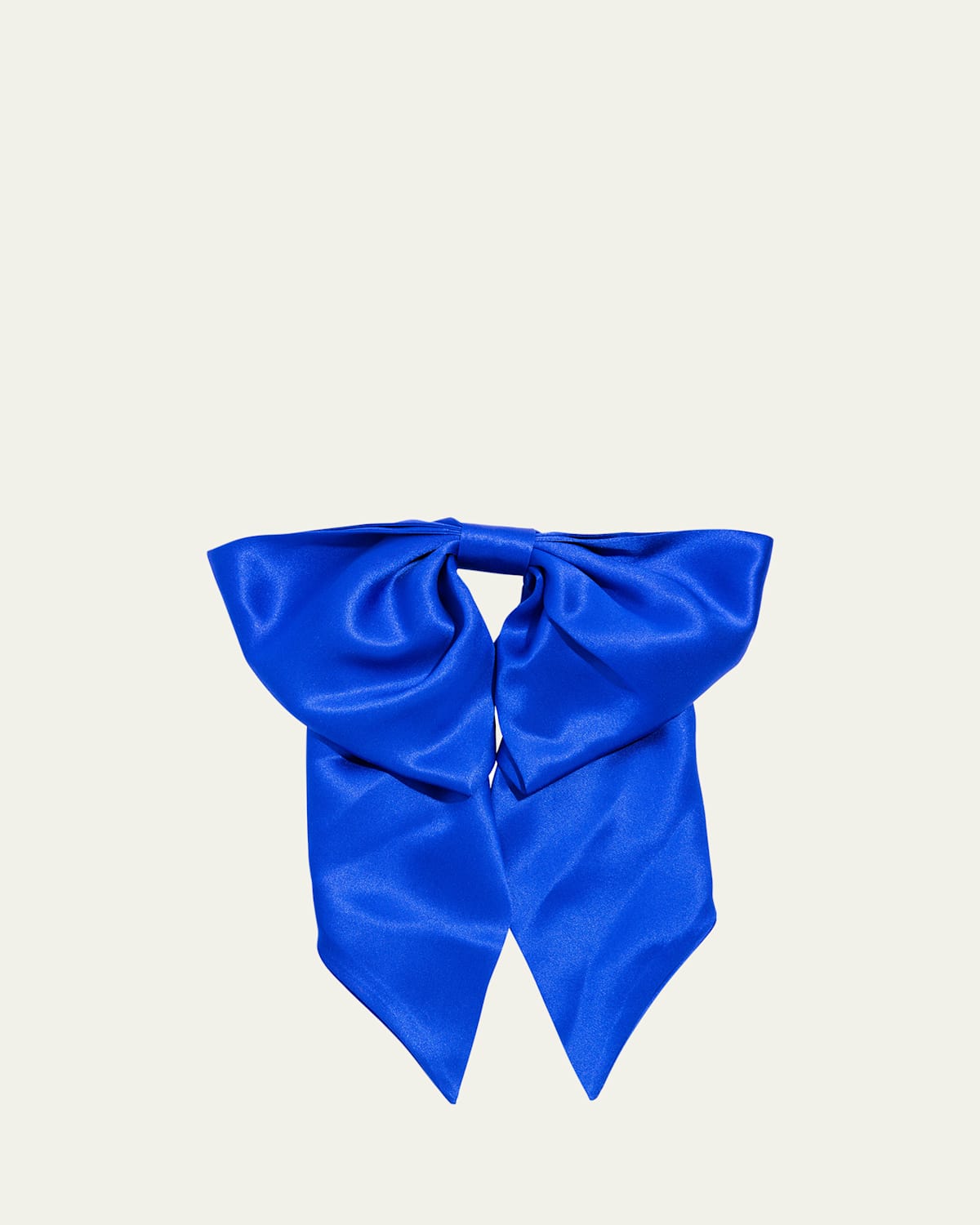 Clara Silk Charmeuse Bow Barrette