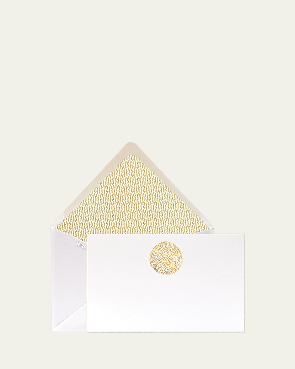 Bell'invito Tortoise Boxed Stationary Set In White