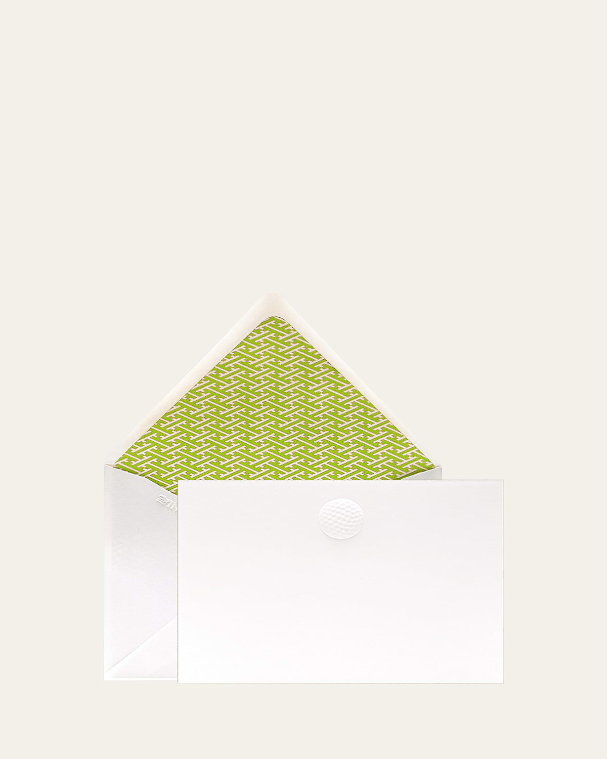 Bell'invito 19th Hole Boxed Stationary Set In White