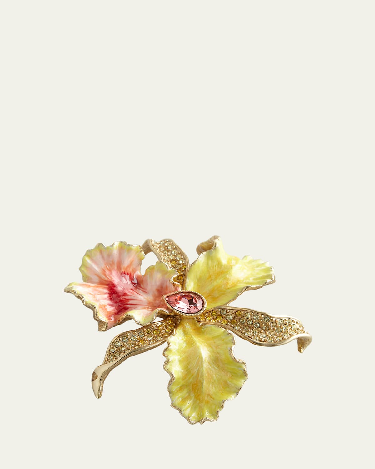 Jay Strongwater Orchid Table Object In Multi