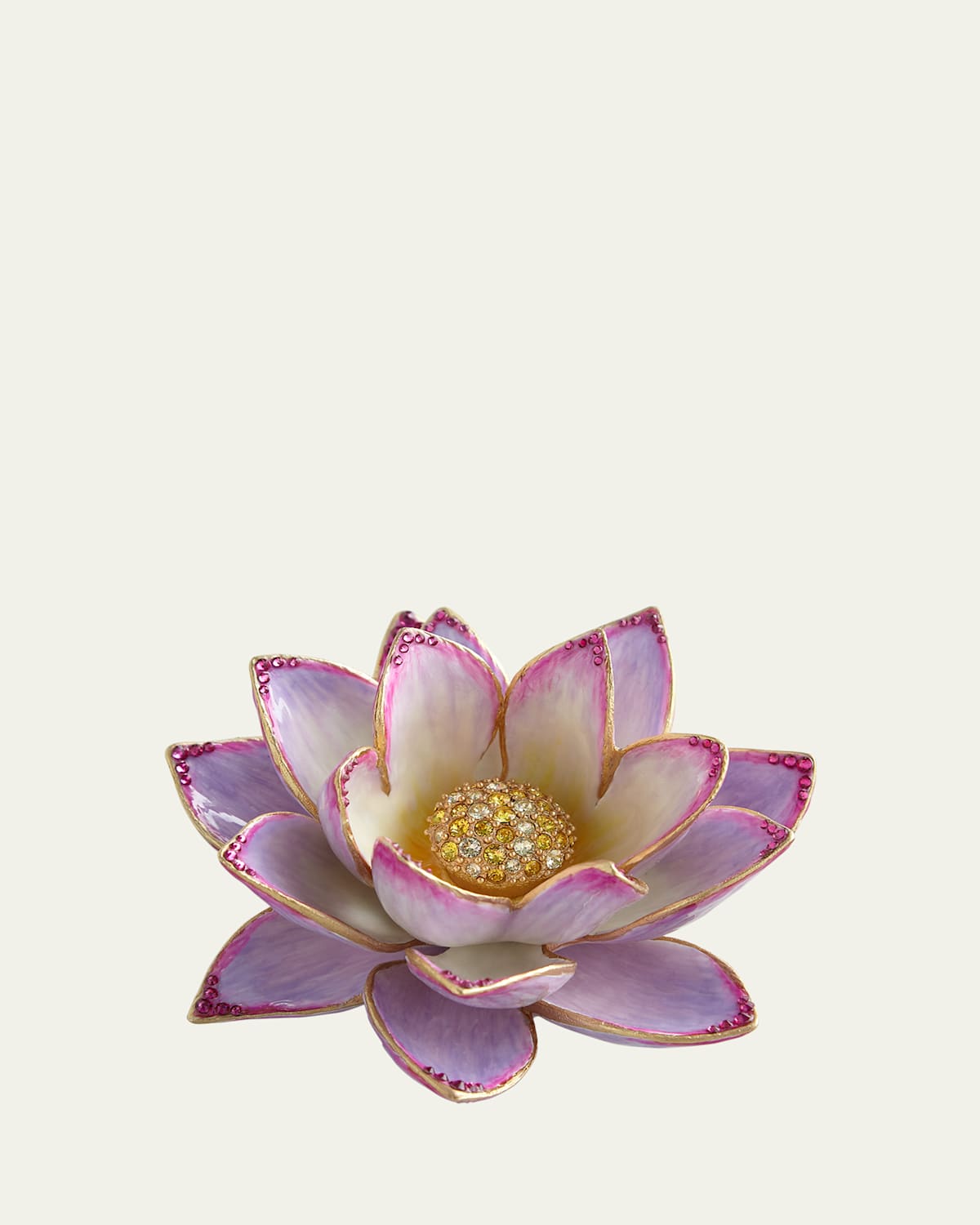Jay Strongwater Lotus Table Object In Multi