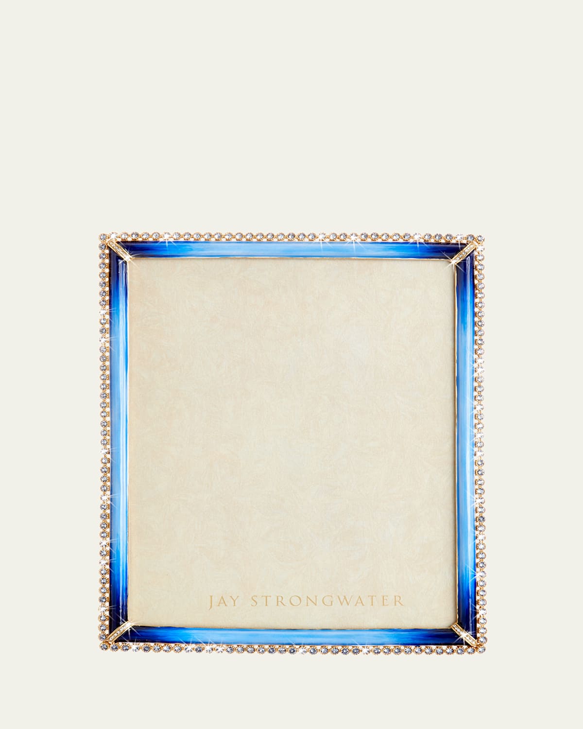 Jay Strongwater Laetitia Stone Edge Frame, 8 X 10 In Blue
