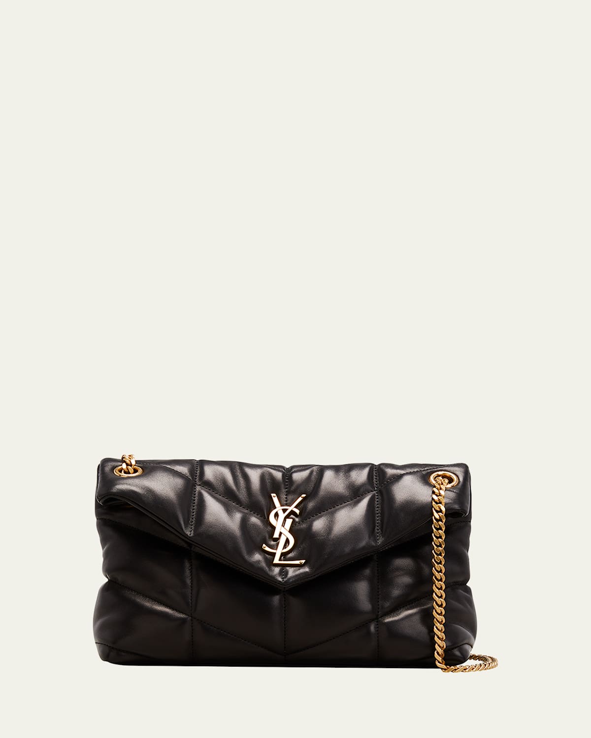 Saint Laurent Lou Lou Shoulder Bag In Black