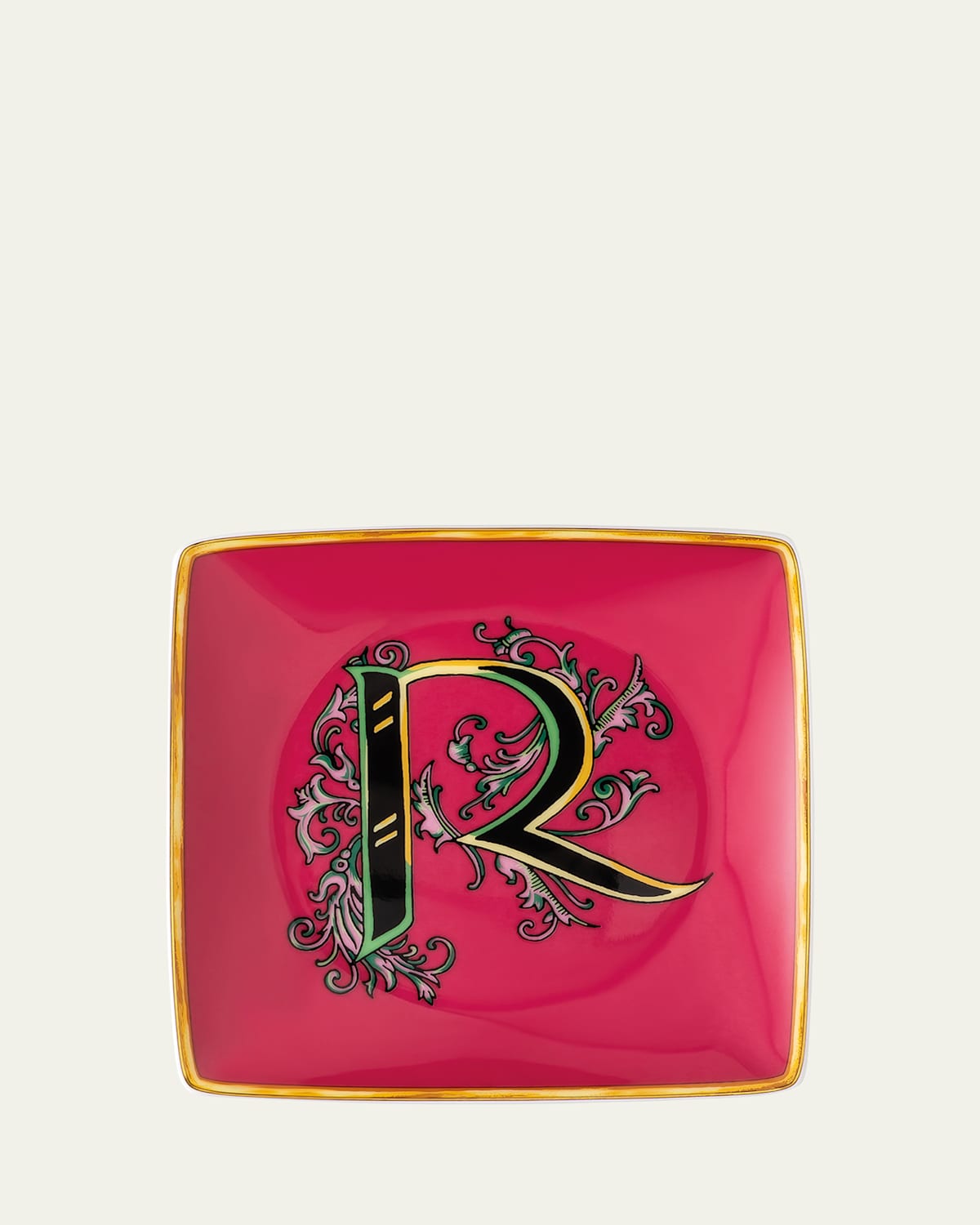 Versace Holiday Alphabet Canape Dish In R