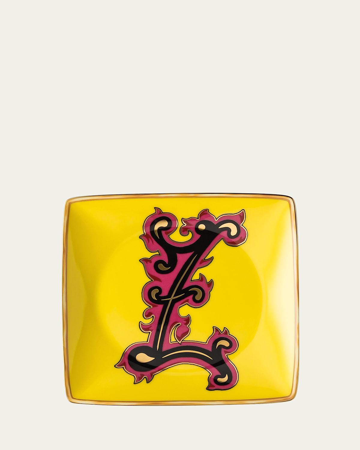Versace Holiday Alphabet Canape Dish In Z