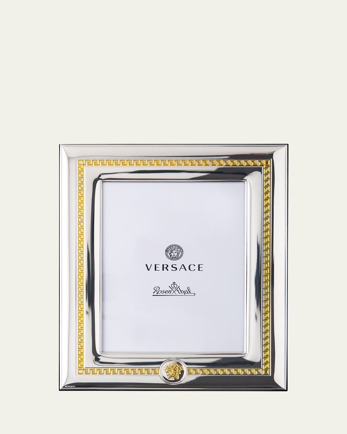 Versace Silver & Gold Frame, 6" X 7.75" In Silver Gold