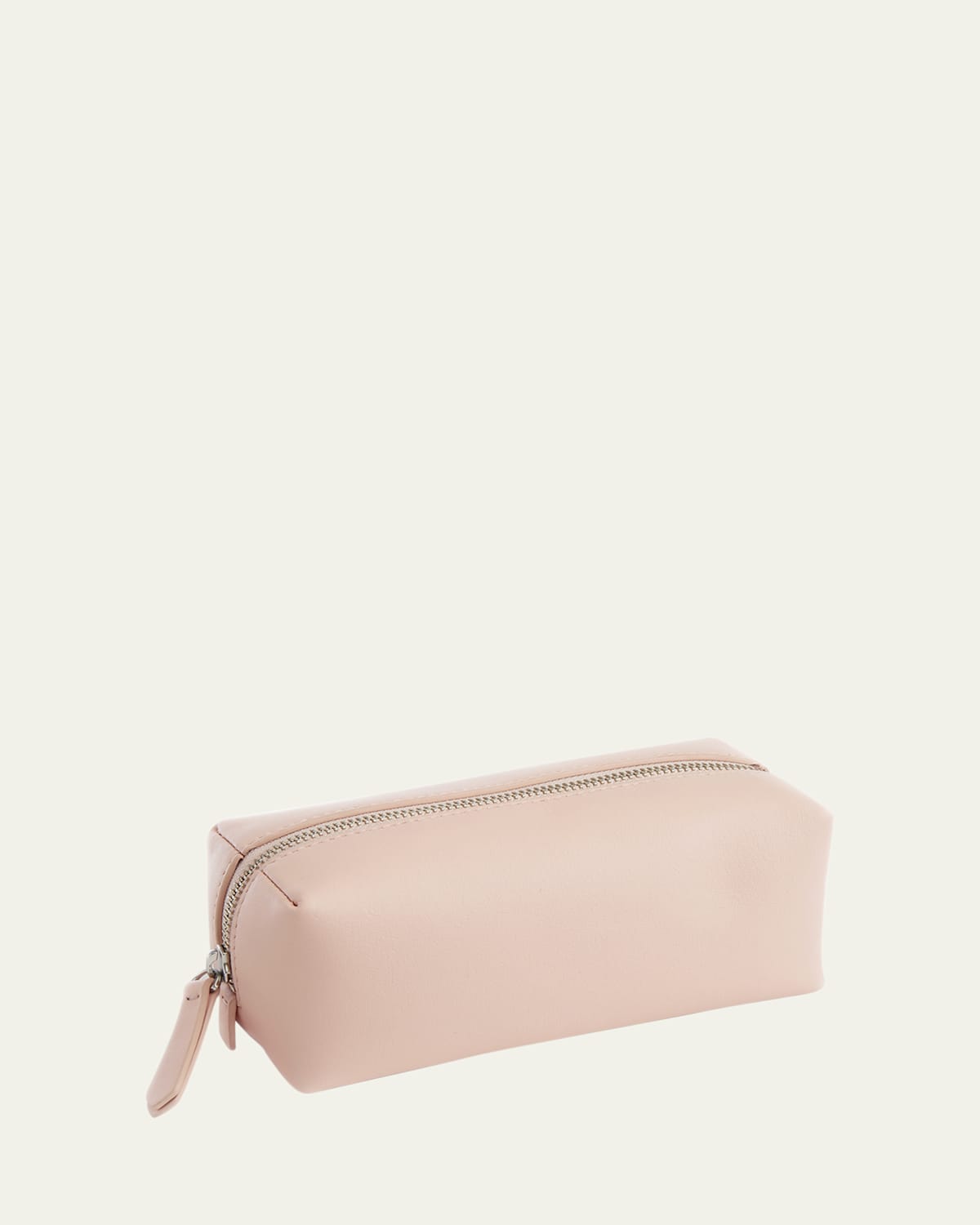 Royce New York Zipper Leather Travel Utility Bag In Blush Pink