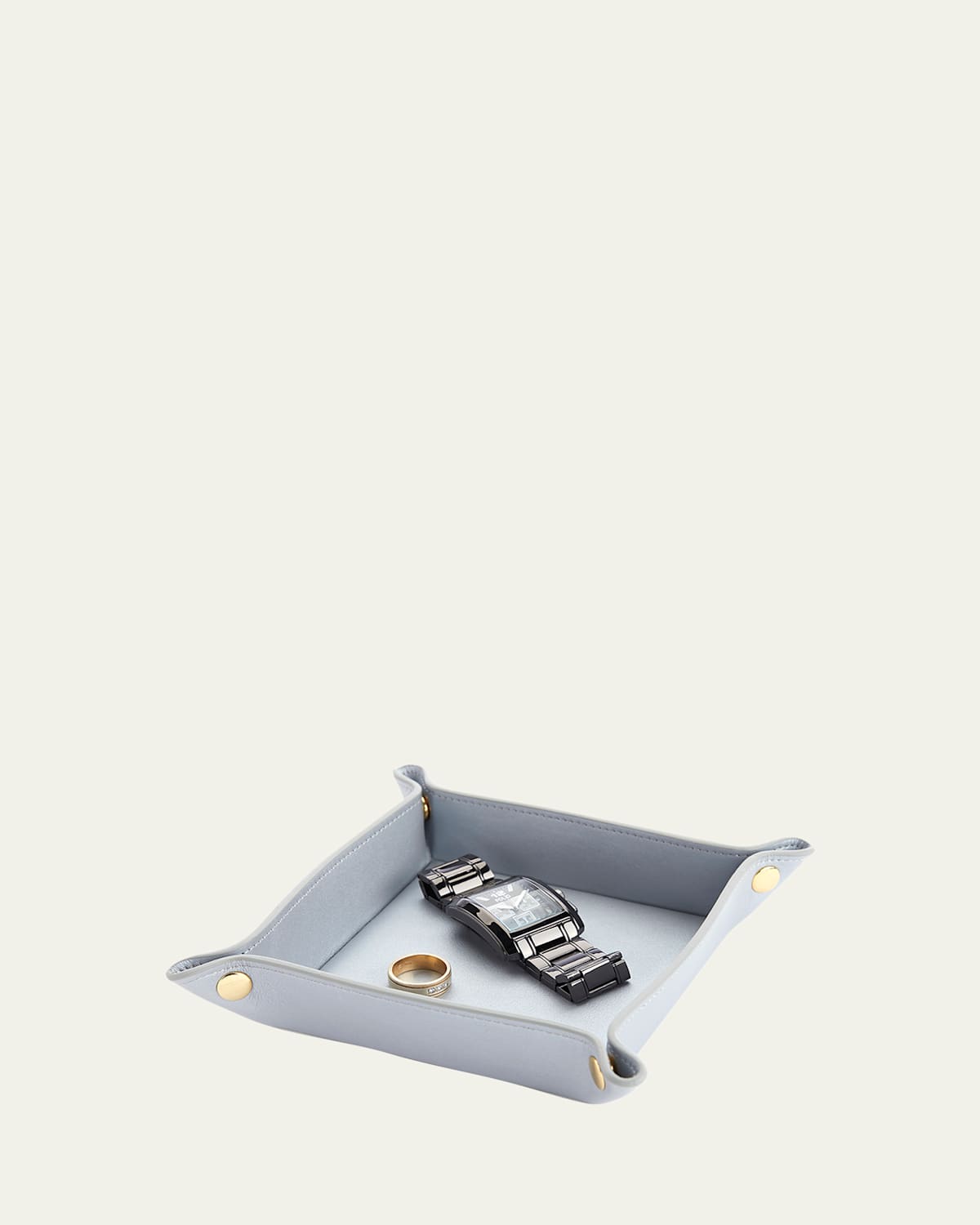 Royce New York Catchall Valet Tray In Silver