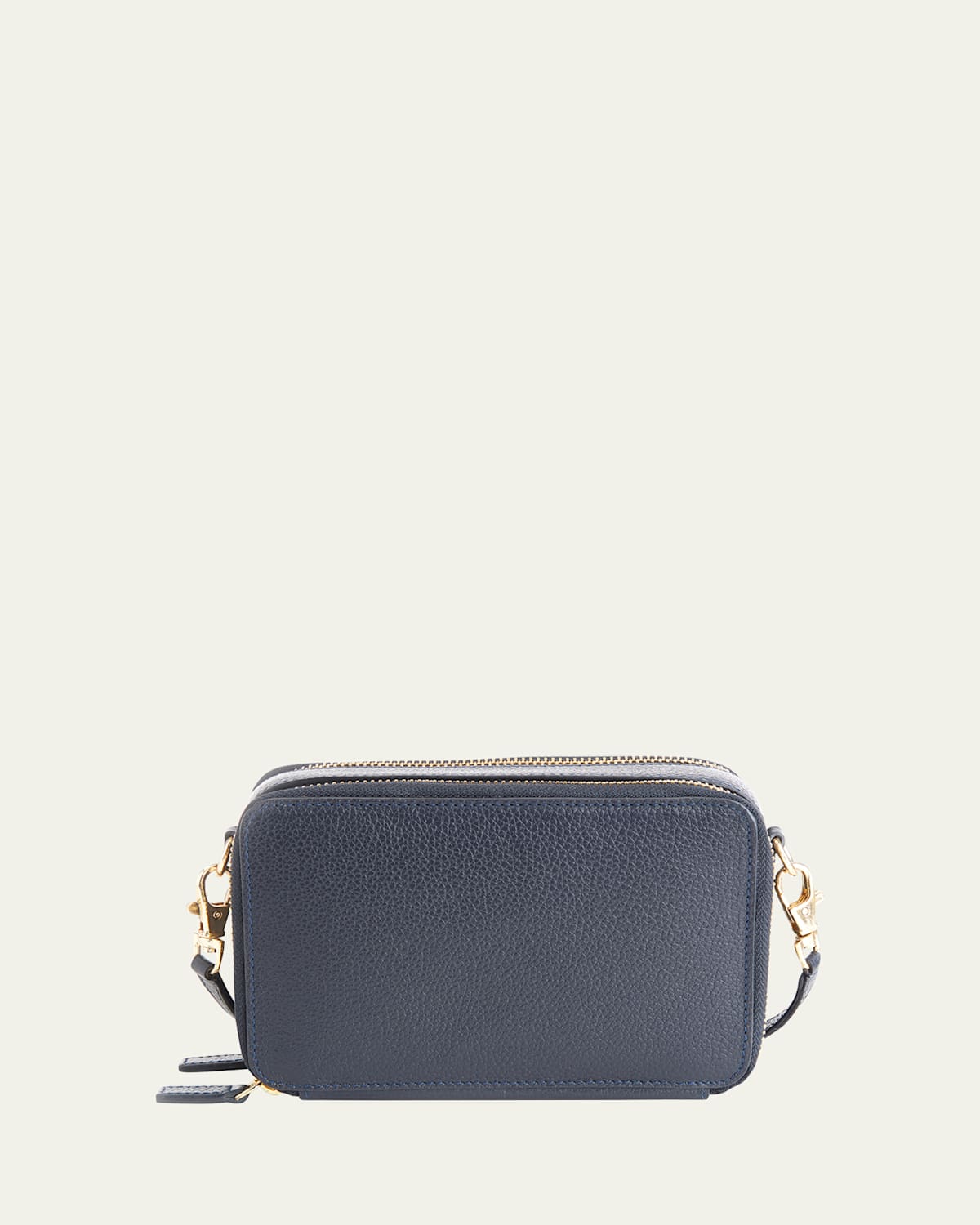 Monogrammed Leather Crossbody Bag