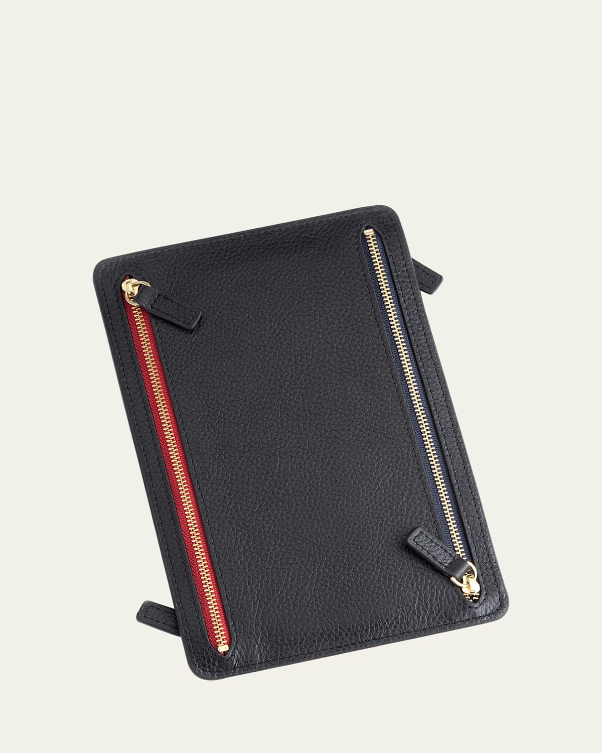 ROYCE New York Monogrammed Leather RFID Blocking Foup Zip Travel Organizer, Personalized | Thumbnail 4 ROYCE New York Monogrammed Leather RFID Blocking Foup Zip Travel Organizer, Personalized | Thumbnail 4